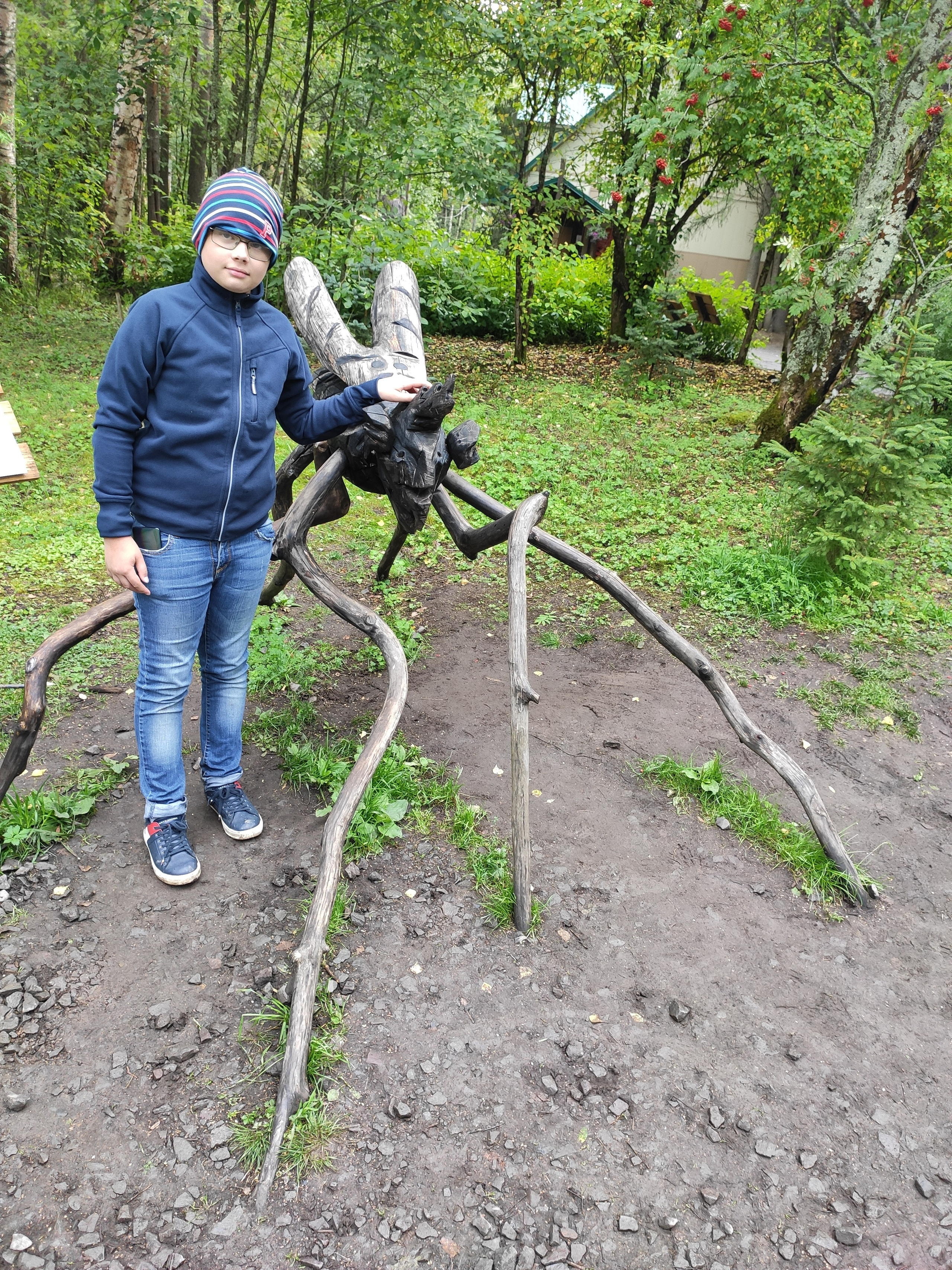 В августе, к счастью, злые карельские комары были только в деревянном исполнении