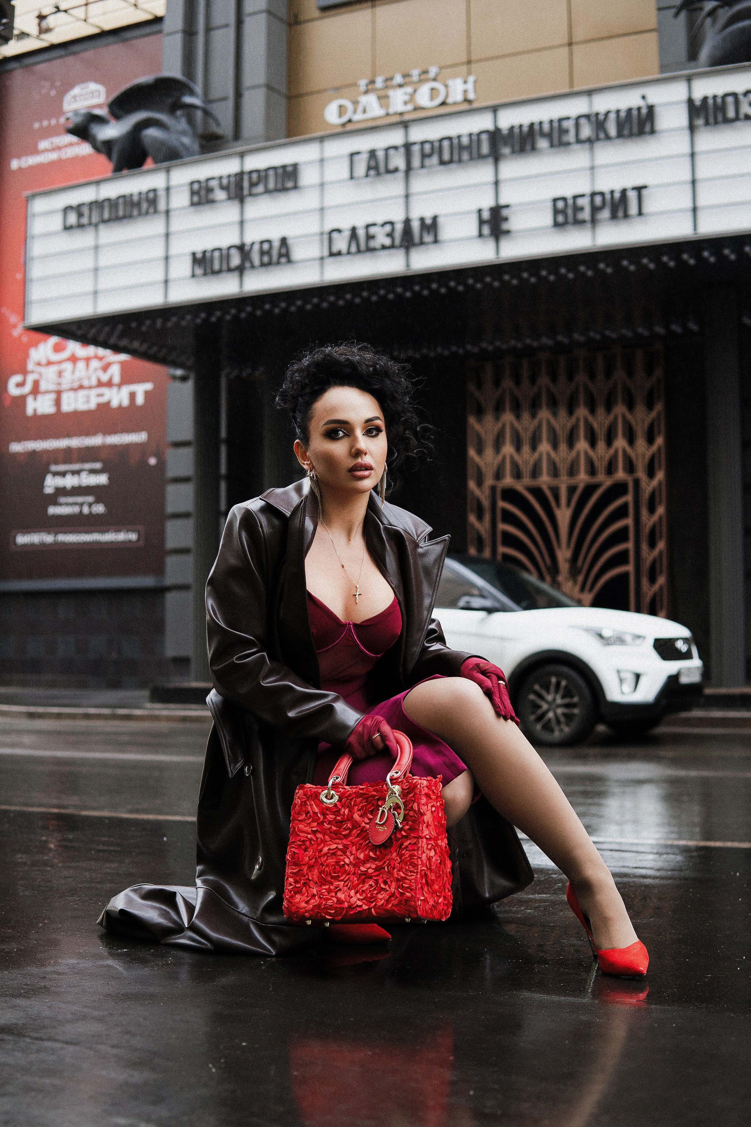 Ретро съемка — модель Алена. Фотограф Москва и Видеограф Москва