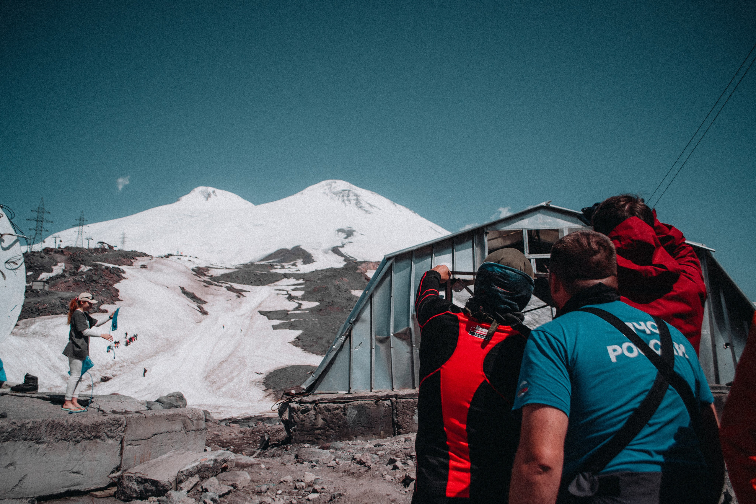 Группа на Эльбрусе. Фотограф Настя | Экспедиции и лайфстайл