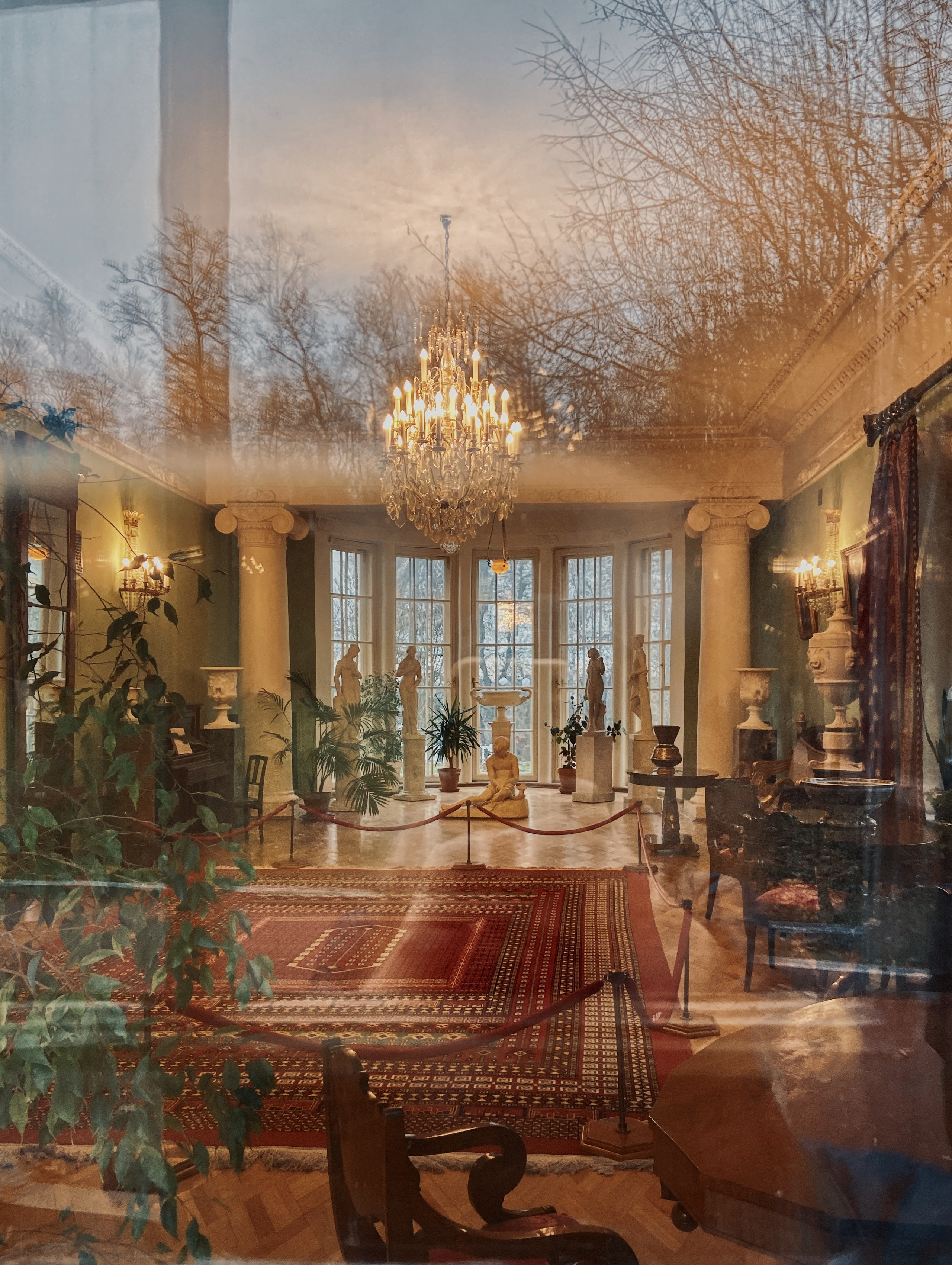 поселок музей Горки Ленинские, главный дом усадьба