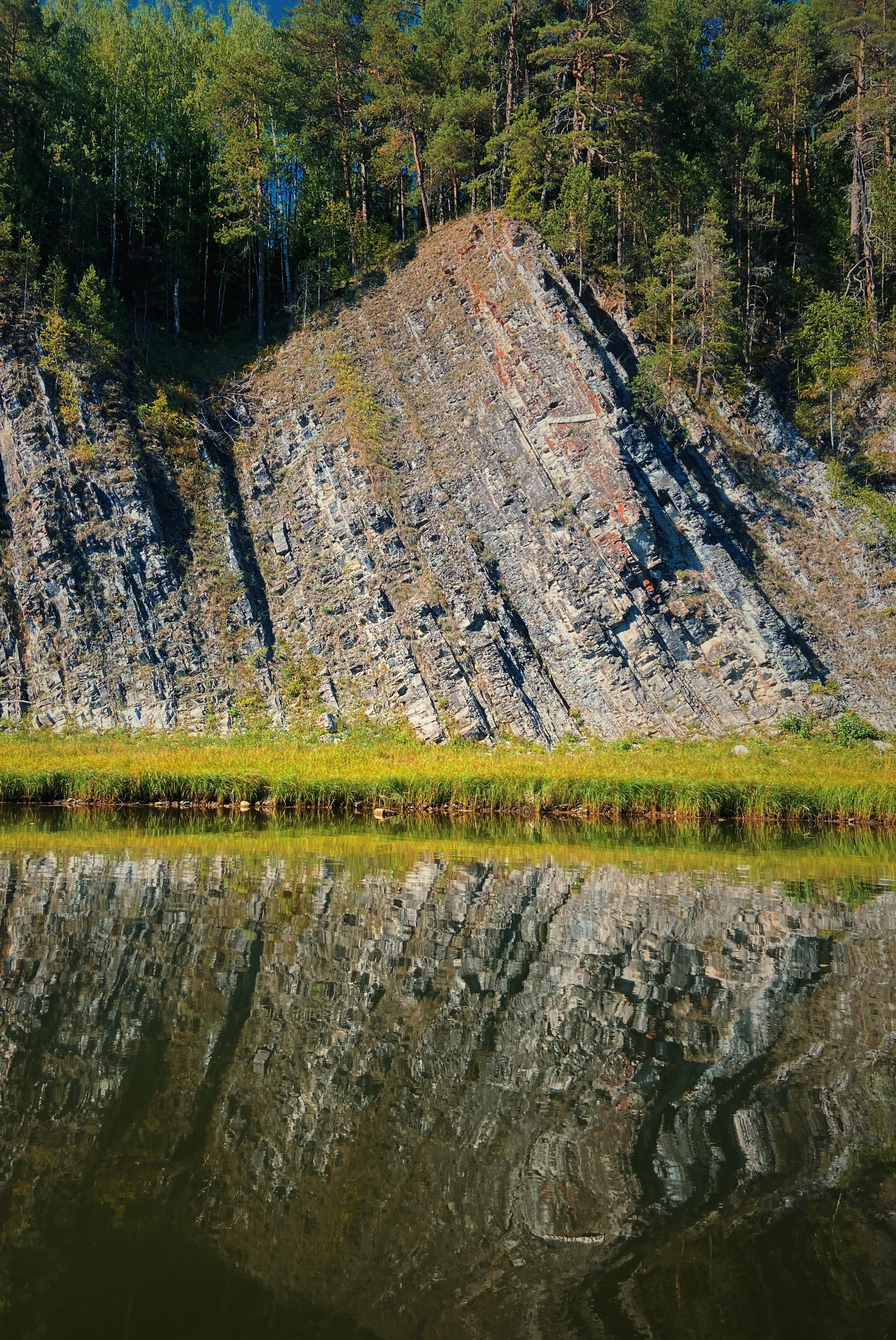 река Чусовая, Пермский край, геологическое строение, залегание