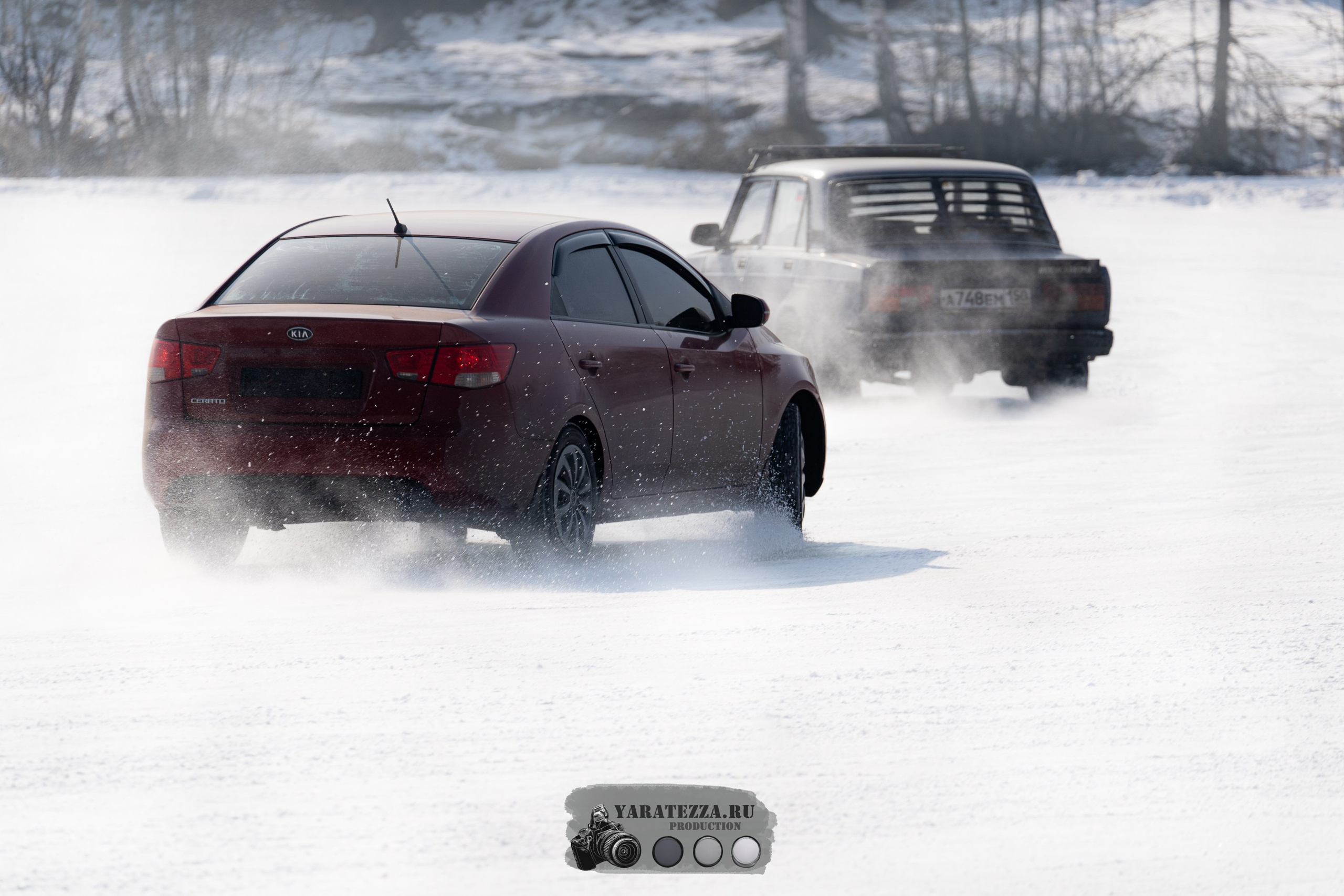 Тренировочный день на ледовой трассе. Yaratezza production