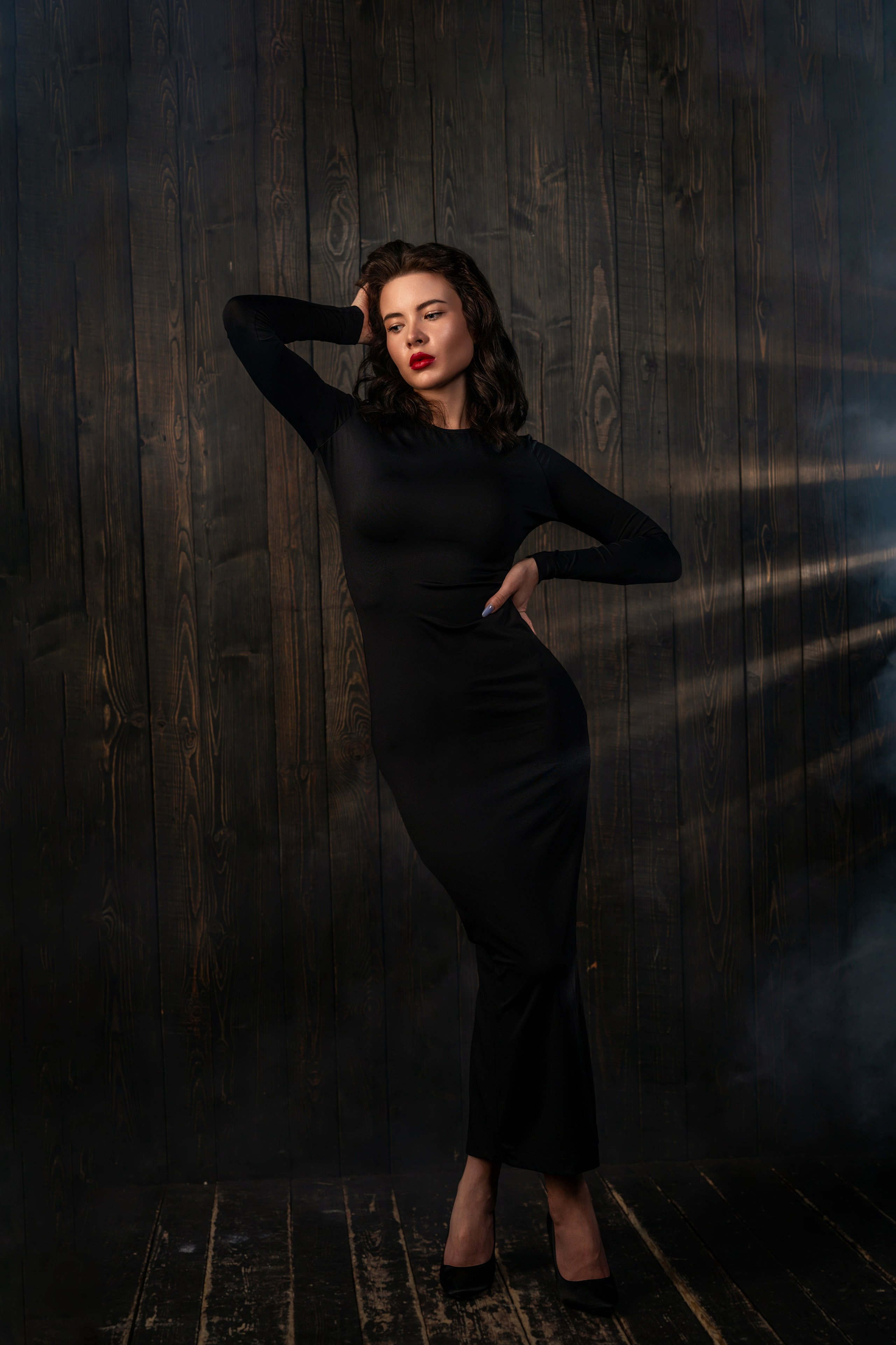 Женская фотоссесия в студии