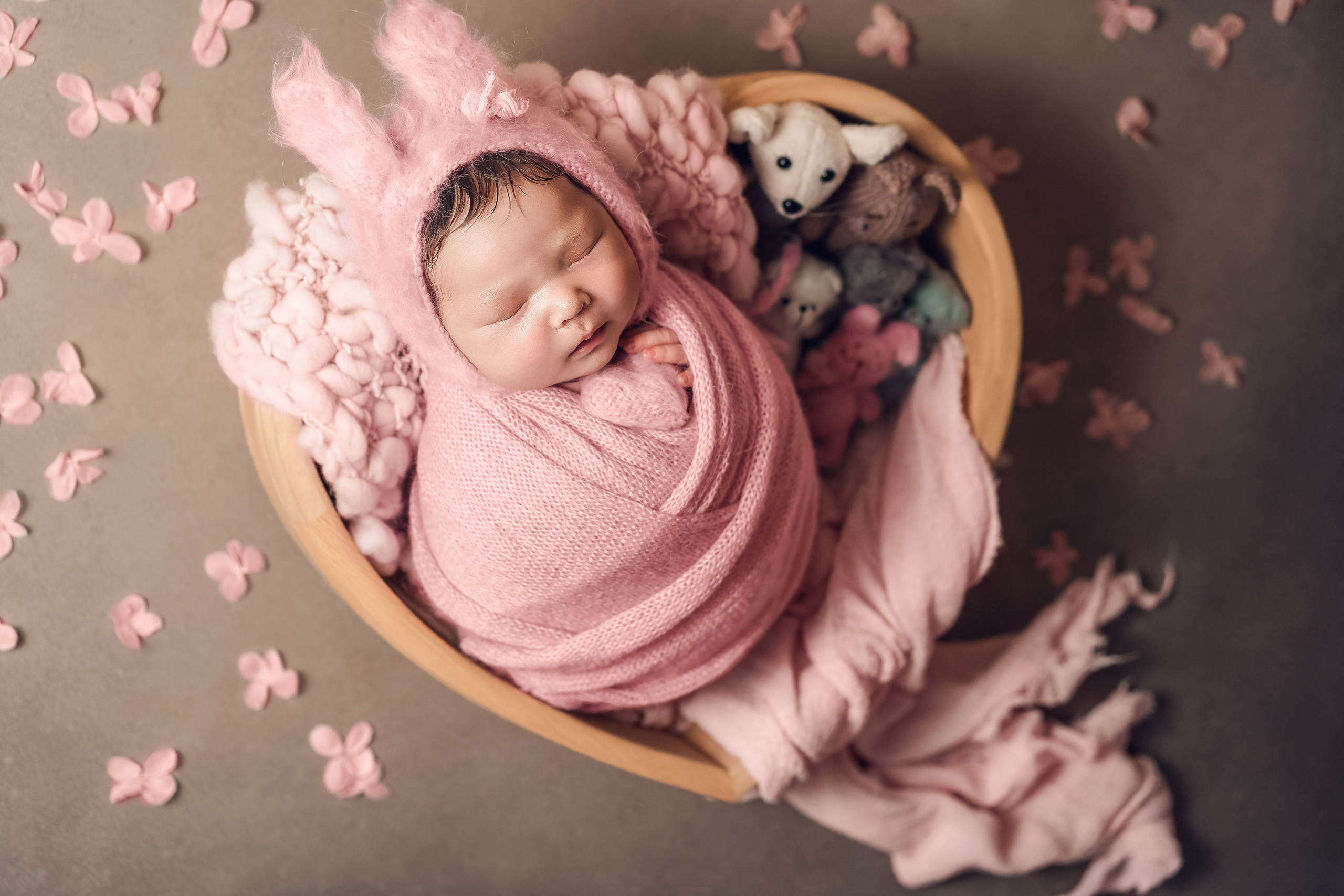 Классика newborn. Фотограф новорожденных в Ялте