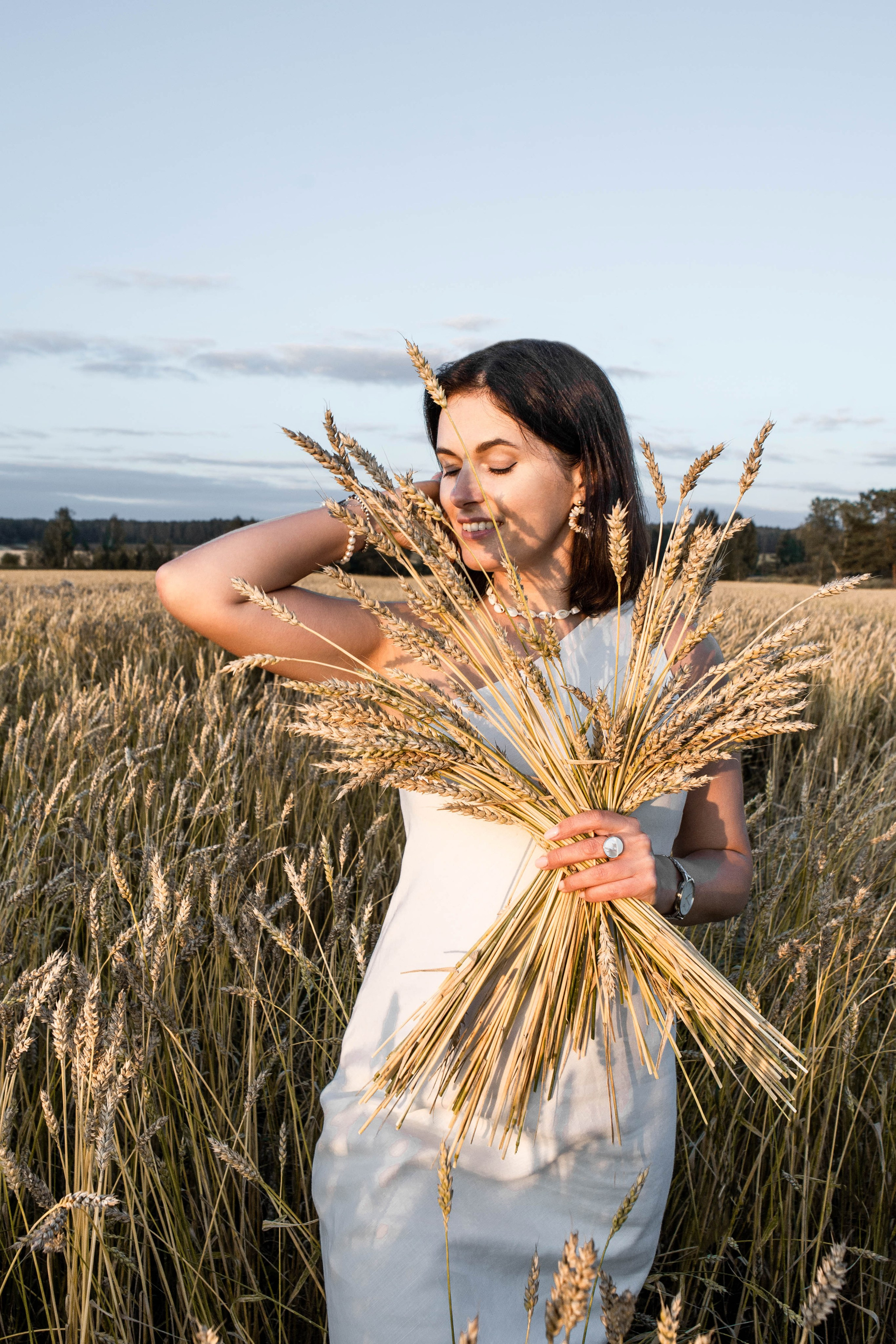 Пшеница на закате. Фотограф Екатерина Голицына