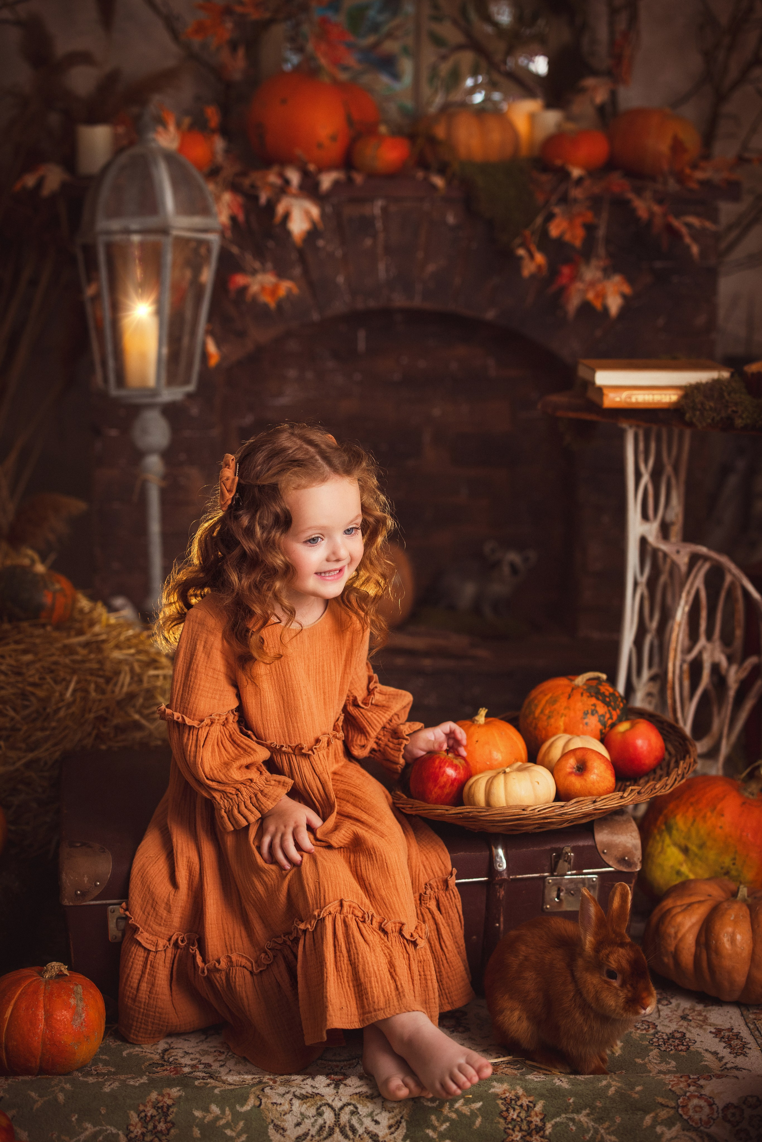 Детская осенняя фотосессия в фотостудии «Авторская». Семейный и детский фотограф в Краснодаре Анна Трашкова