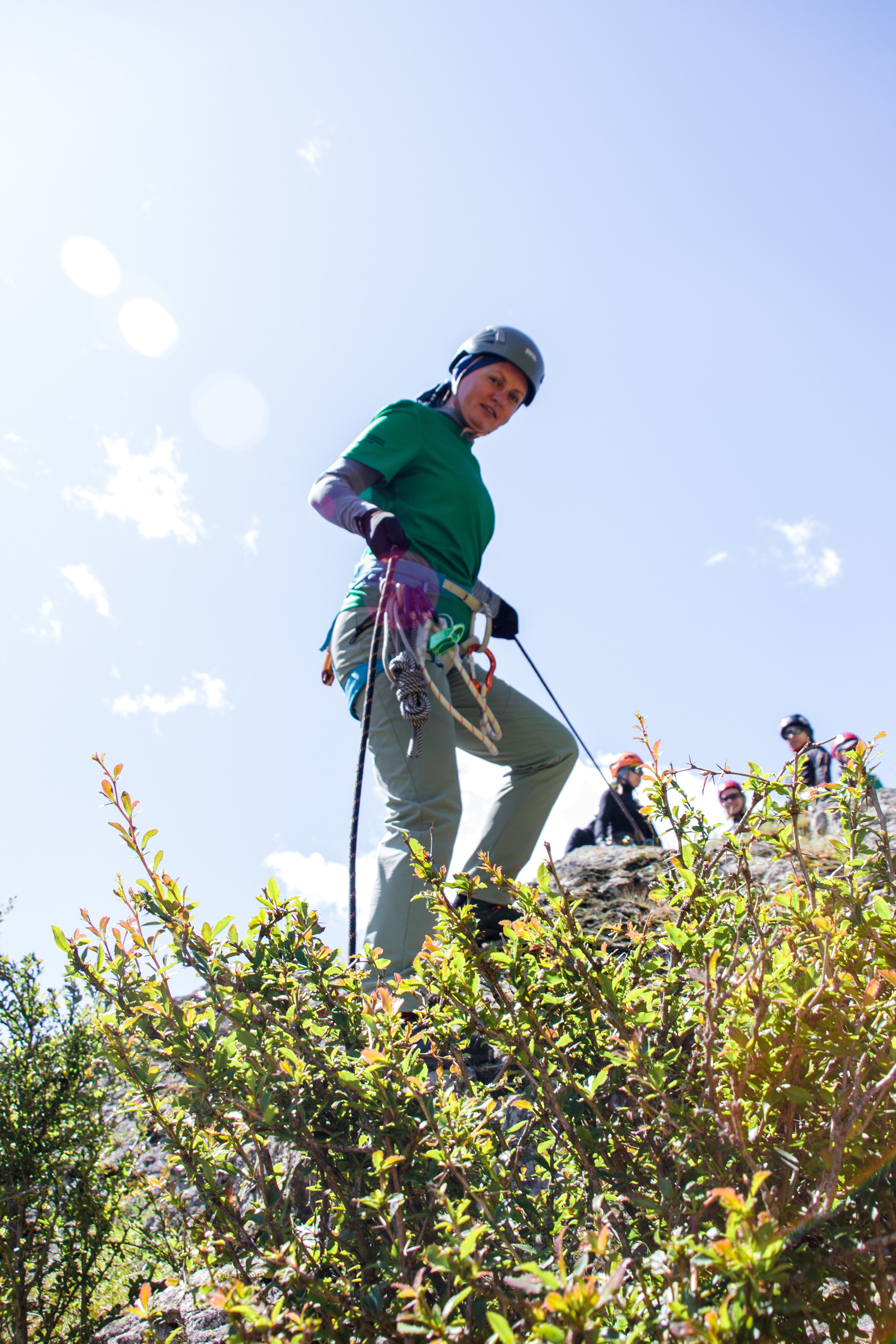 Тренировка на скалах в альплагере (Пример съемки). Фотограф Котий Даниил