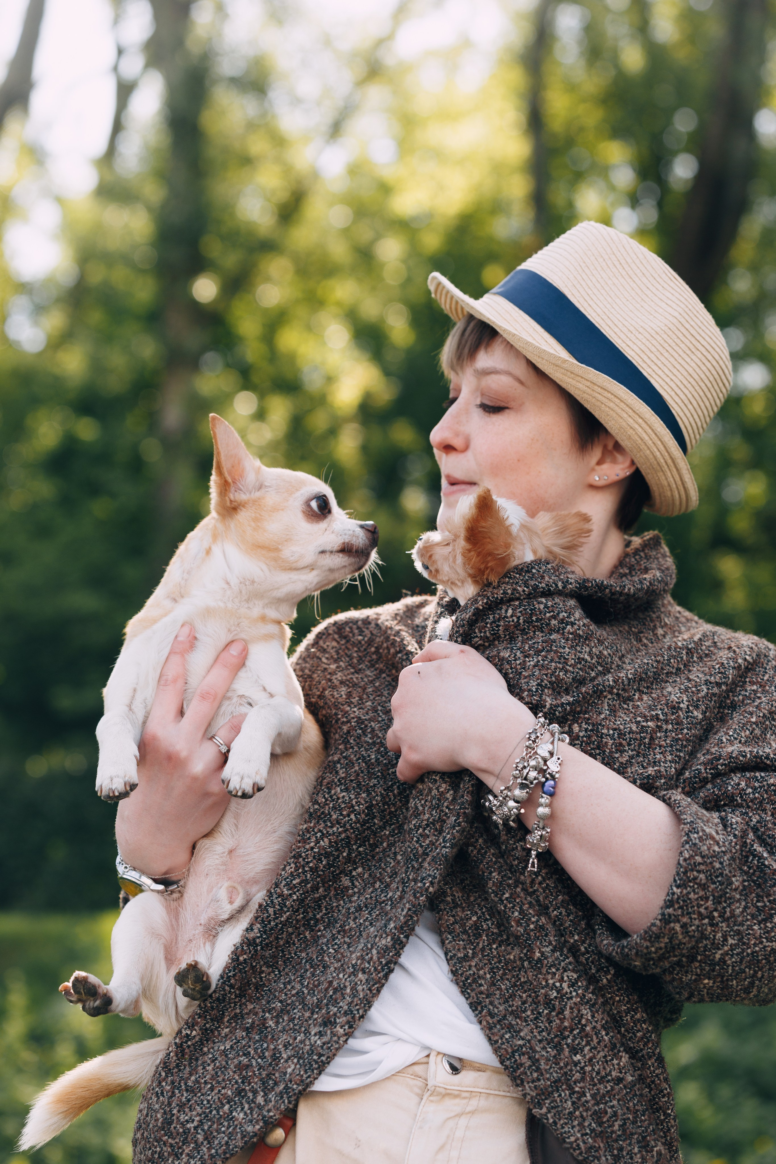 Оля, Патрик, Мейли и Джонни. Фотограф анималист Кристина Карпова, Москва