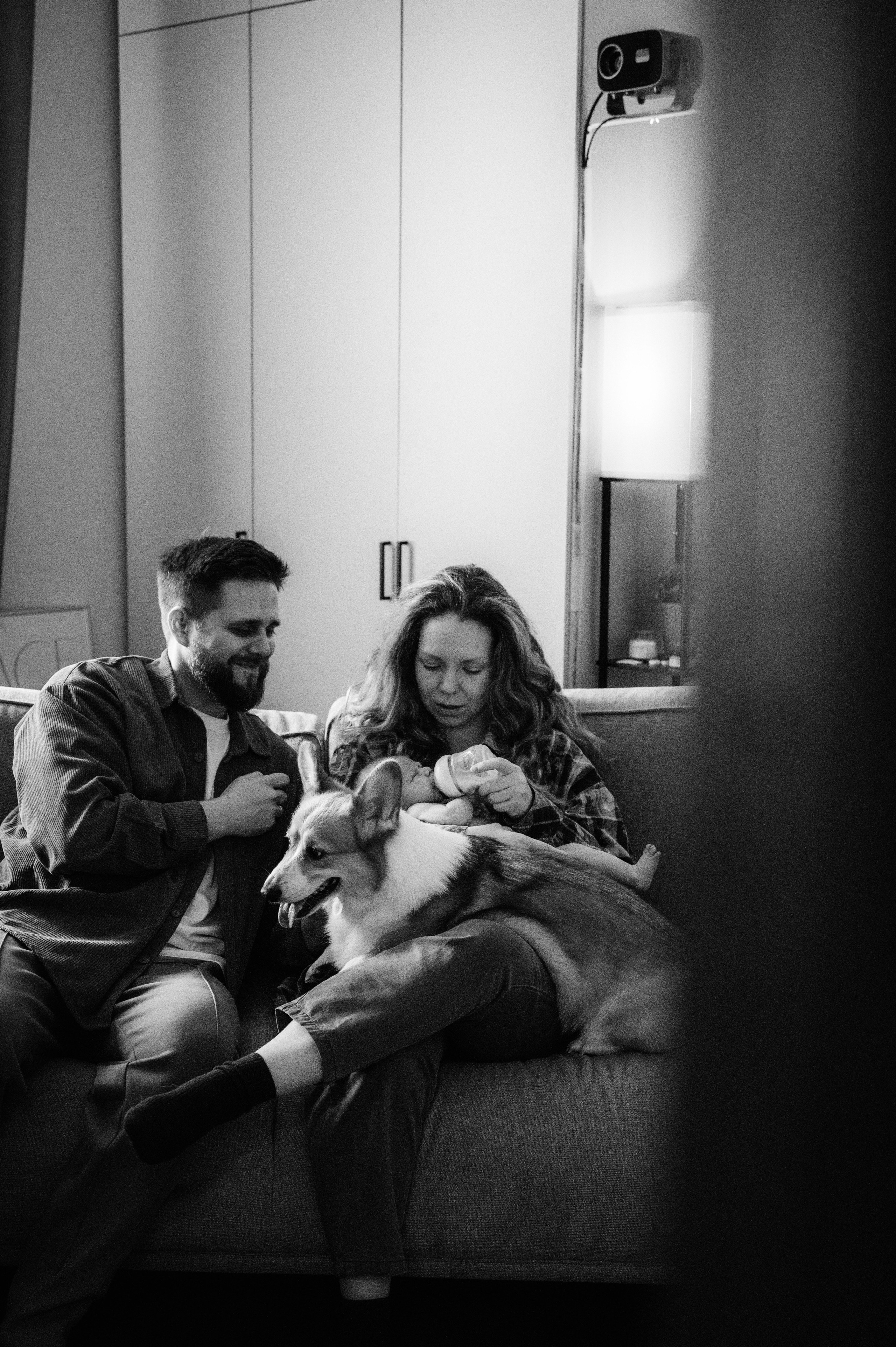 Лизавета, Никита и Мирослава. Фотограф беременности и семьи, домашние съемки, Ньюборн