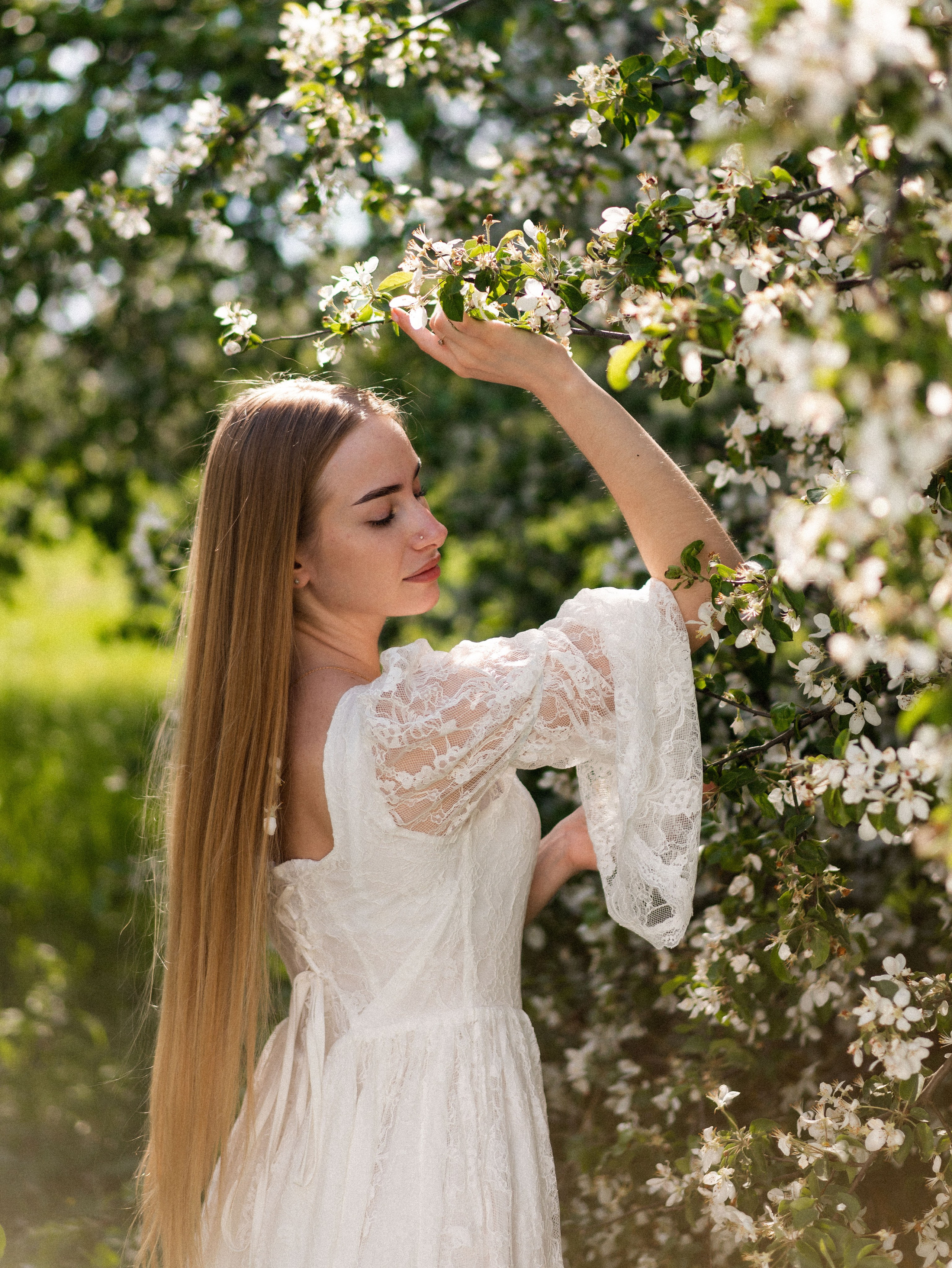 Ксения — фотосессия в весеннем стиле. Фотограф Москва