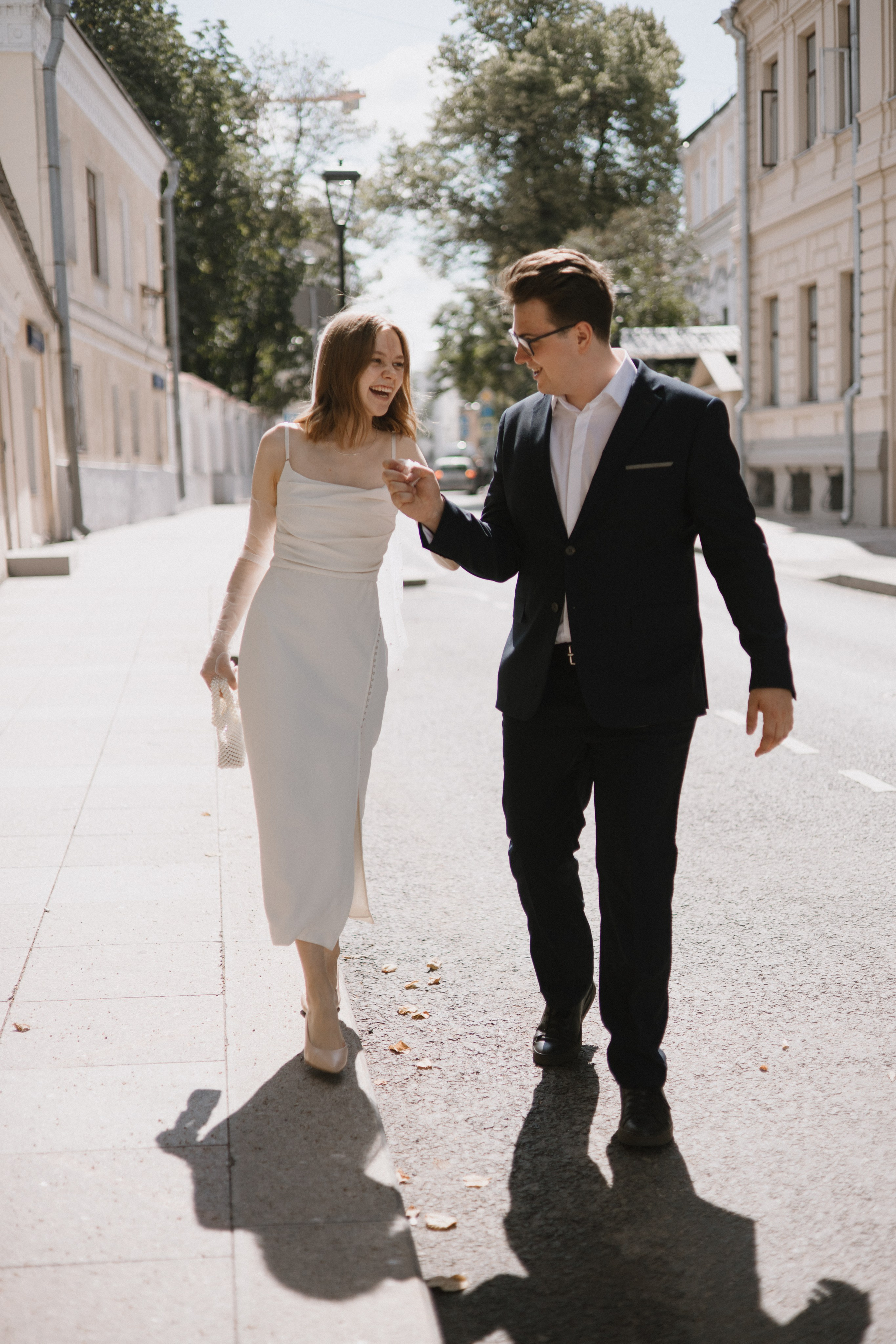 На московских изогнутых улочках. Свадебный и семейный фотограф в Санкт-Петербурге и Москве