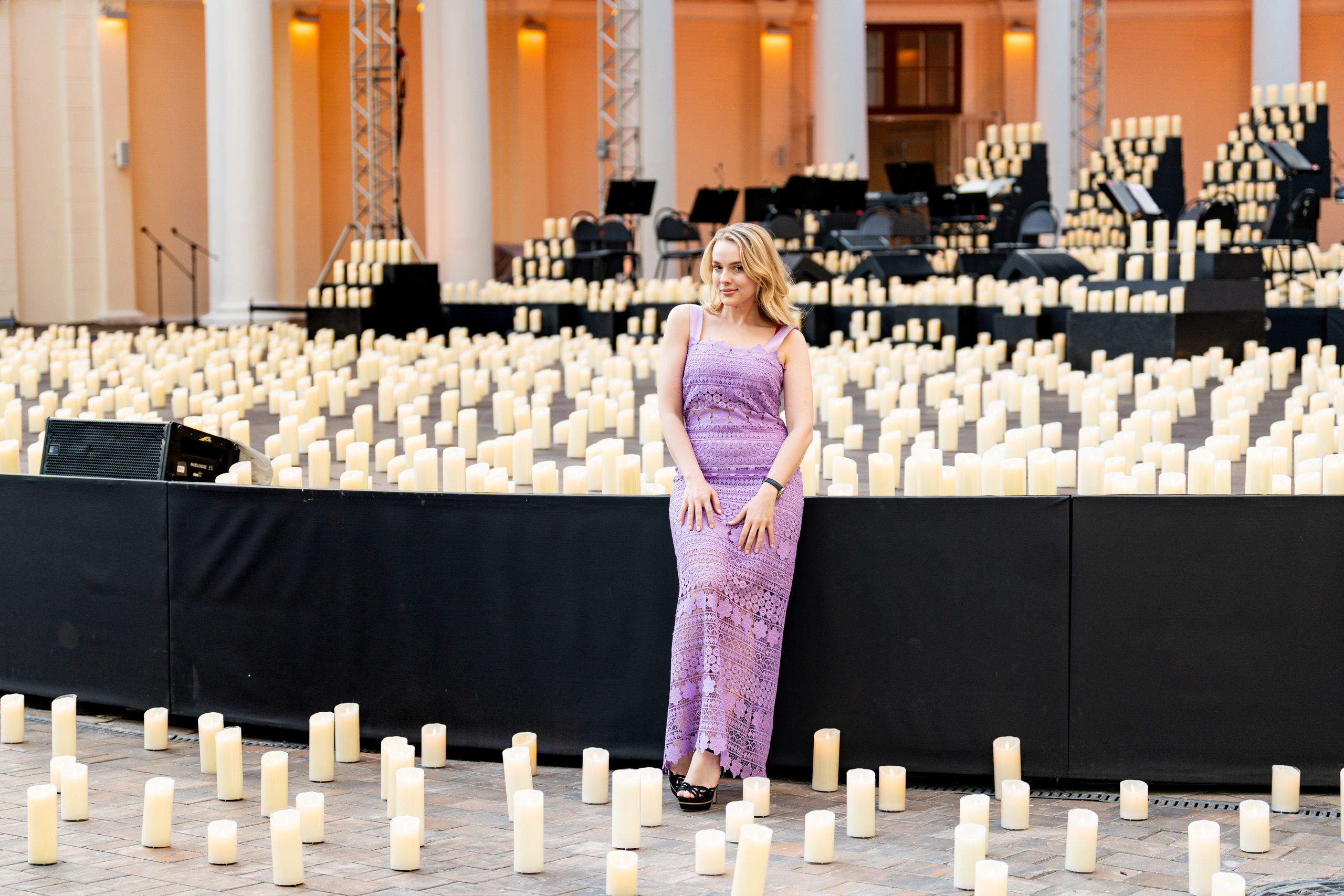 Симфонический оркестр Lumisfera при свечах. Фотограф Никита Комаров