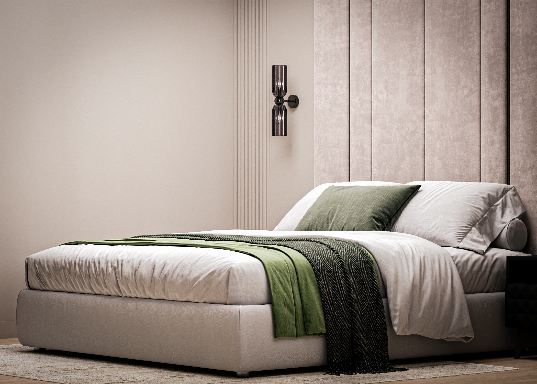 Контрастный интерьер квартиры в Москве — 135 м², 2024. Расим Селяметов — дизайн интерьера в Крыму