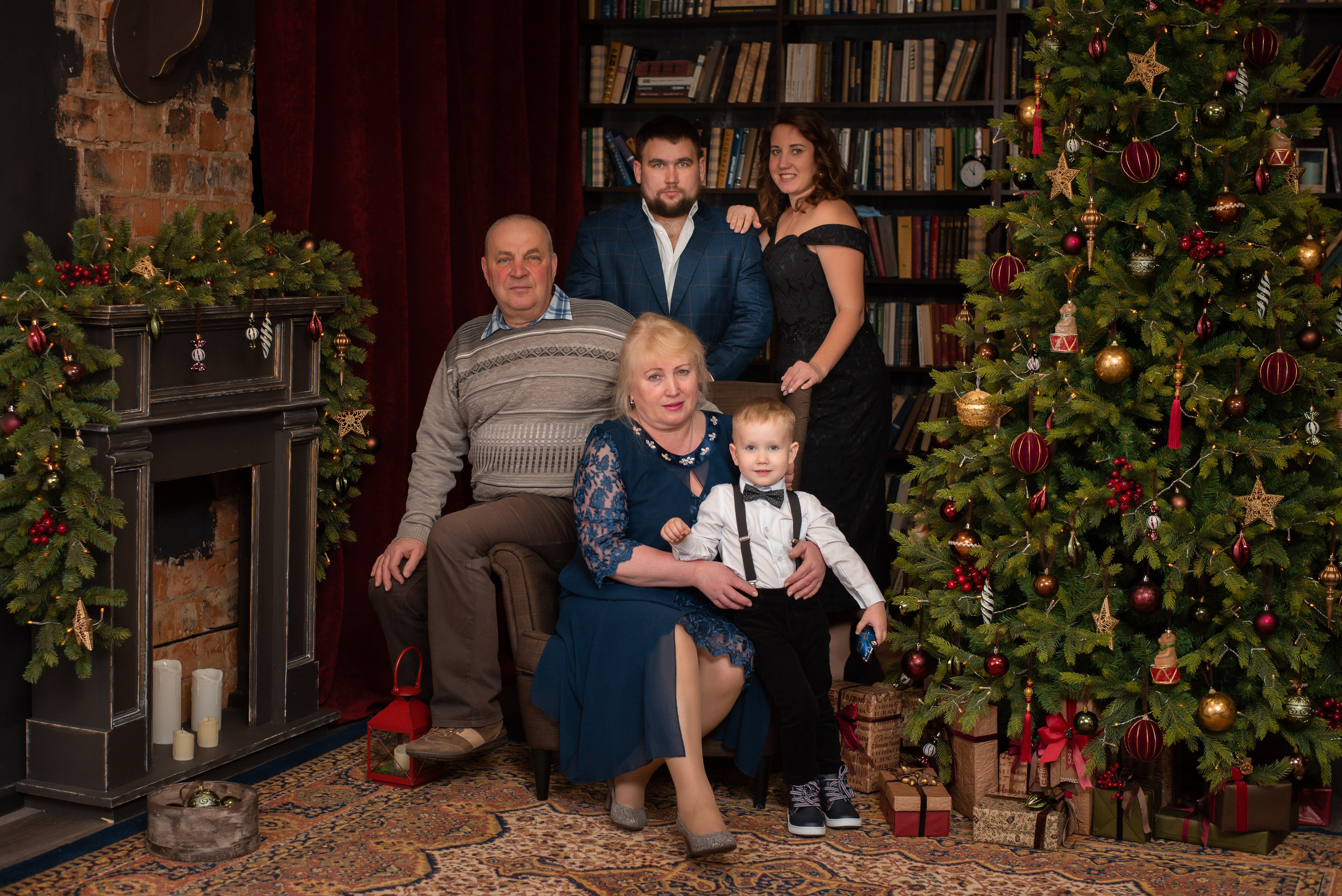 Новый год в студии. Фотографы Ивановы Краснодарский край