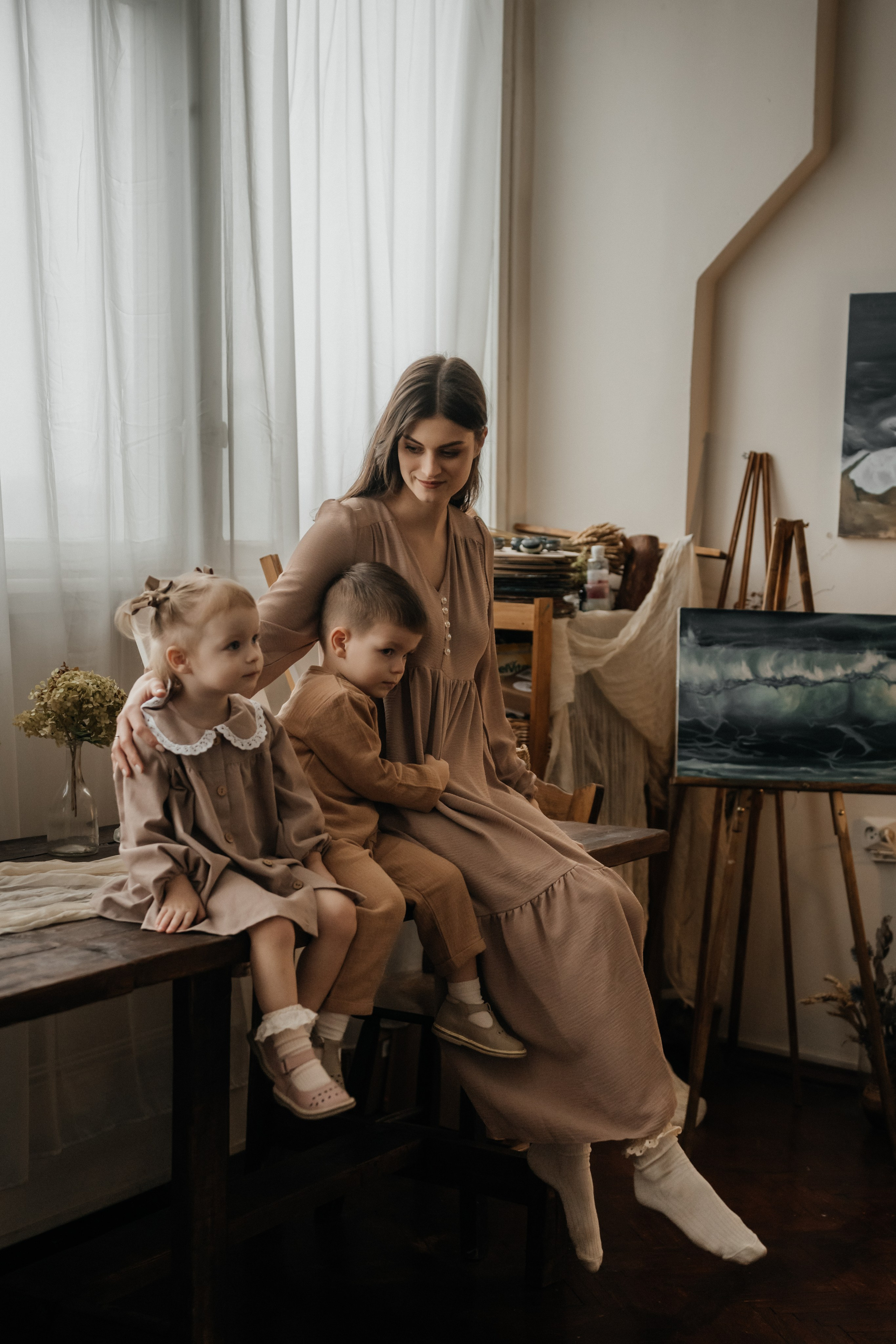 В мастерской. Ваш фотограф Вика Артемова