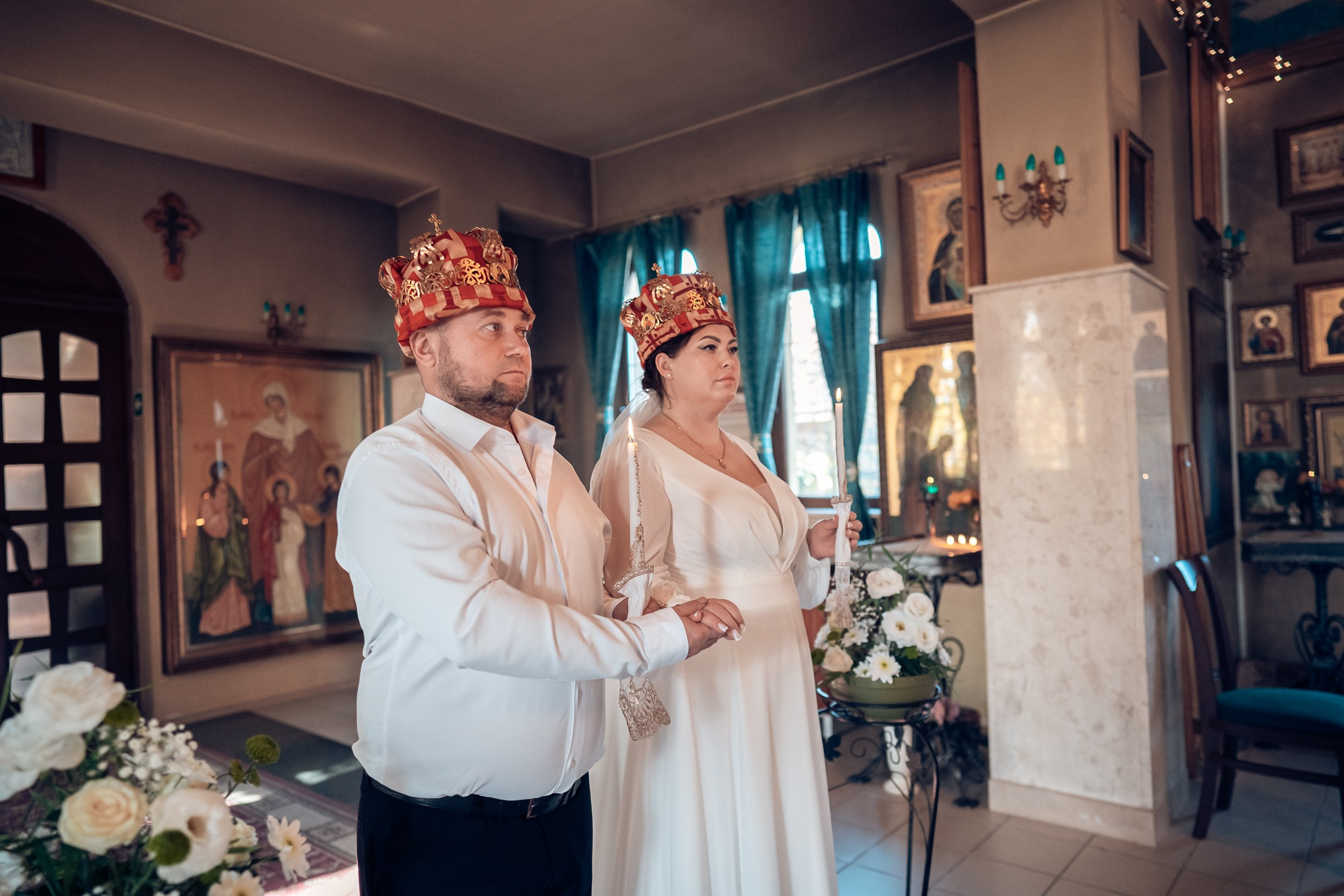 Венчание в храме Прп. Сергия Радонежского с. Орлиное. Церковный фотограф Севастополь