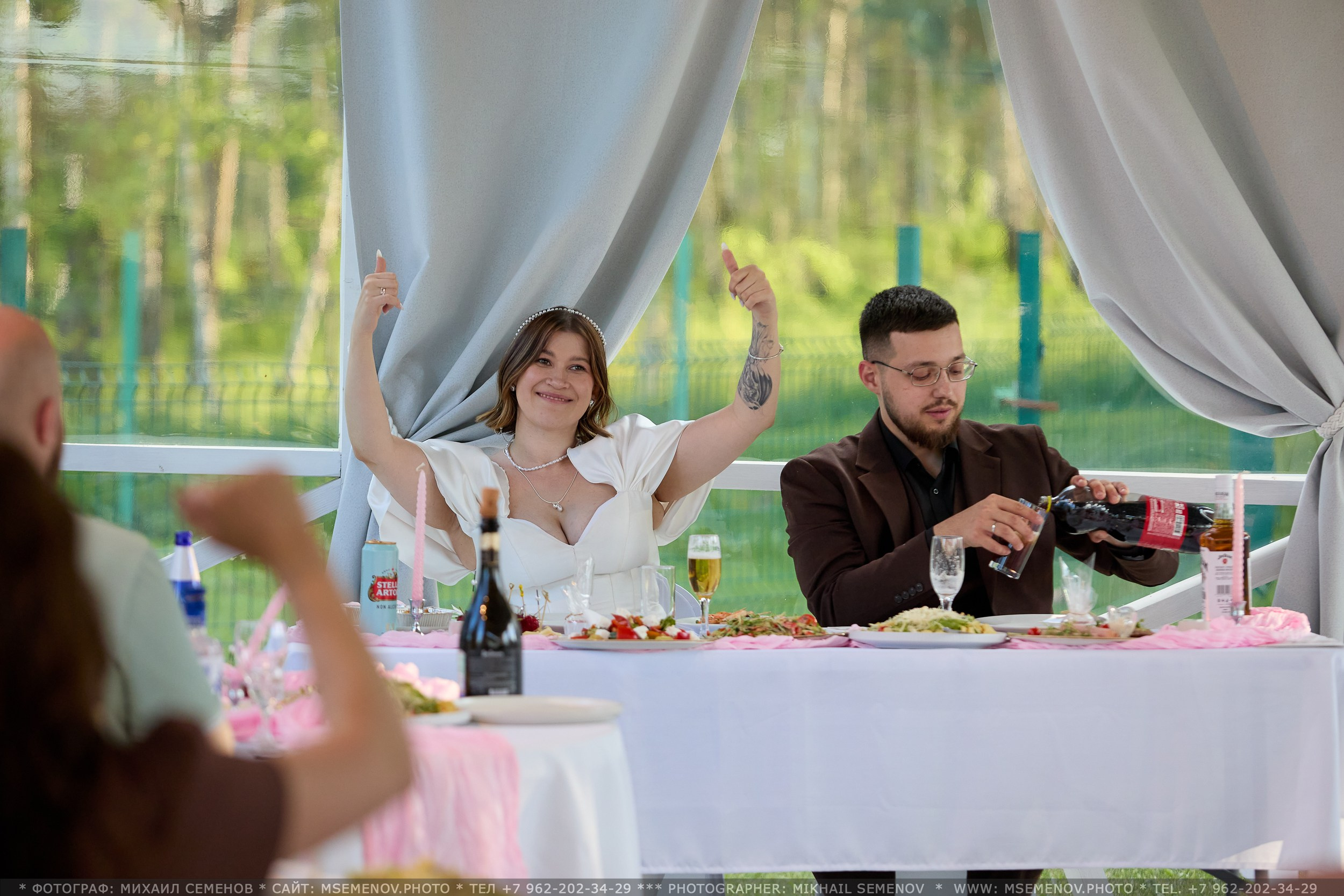 Свадьба Анастасии и Даниила. Photographer for business Mikhail Semenov. Aqua photo studio, photo school