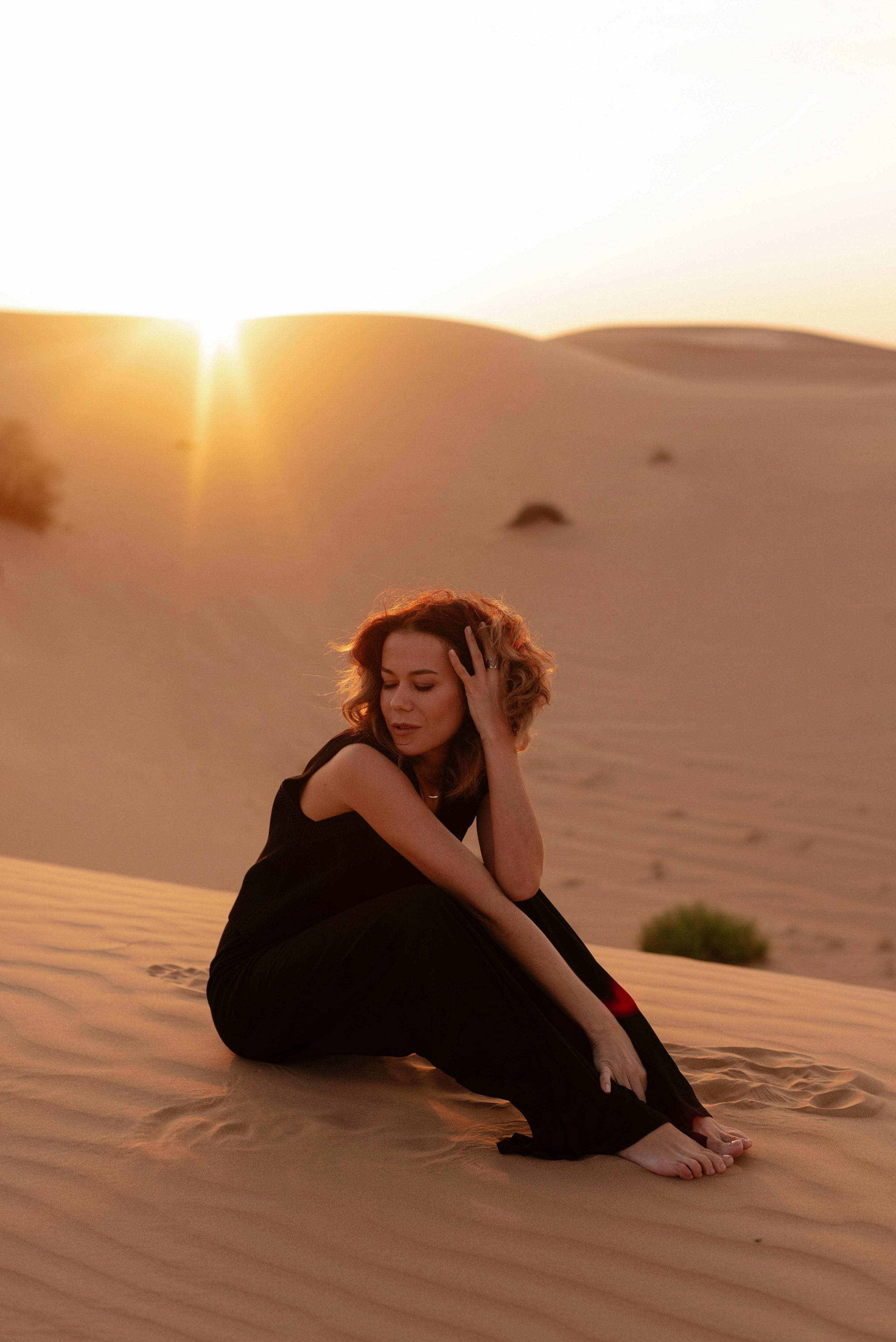 Наташа в пустыне 22 год. Фотограф и видеограф в Москве и Абу Даби Мария Кулагина