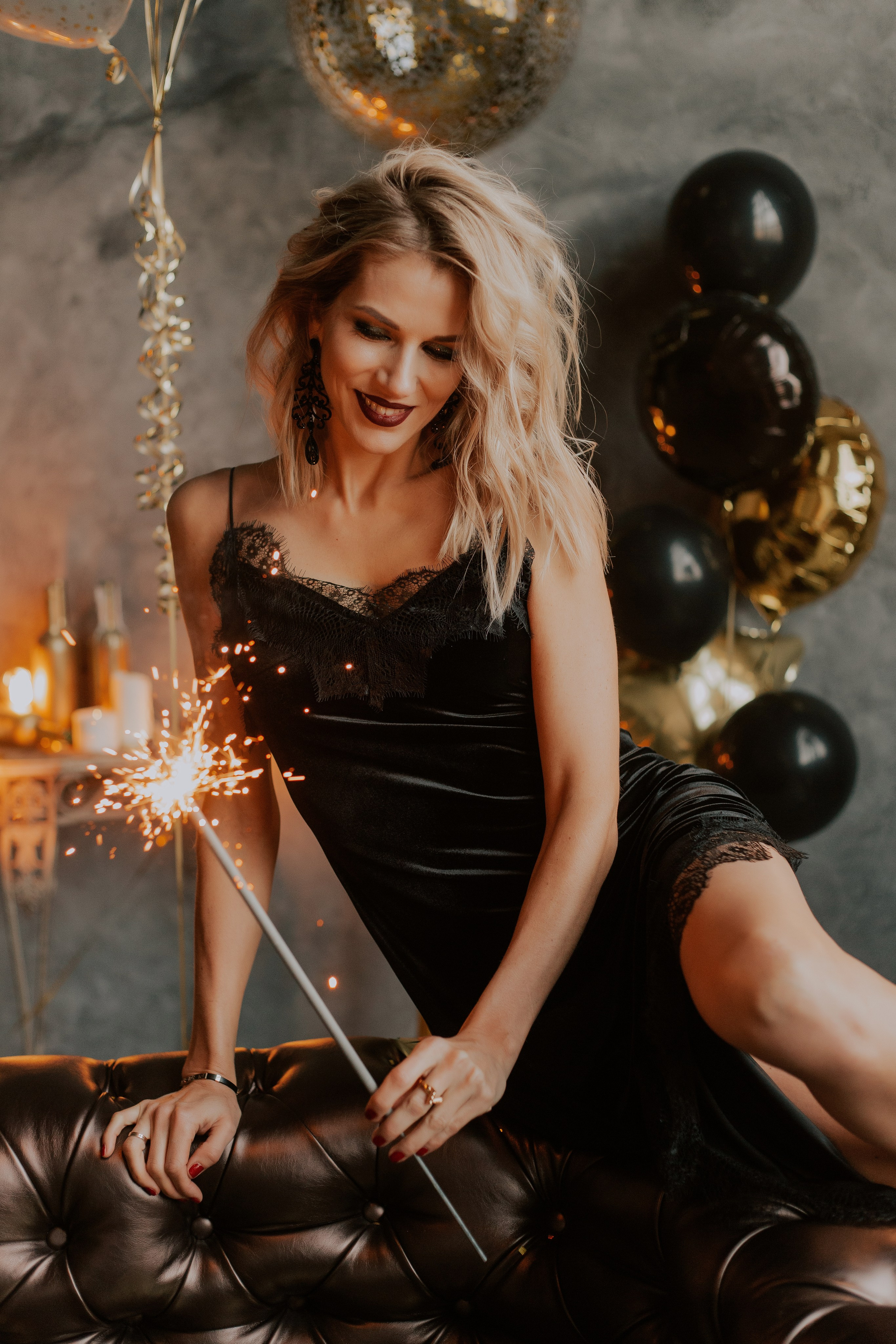 Новогодняя фотосессия «Золото». Выпускные альбомы Натальи Бутко: Новороссийск, Анапа, Геленджик