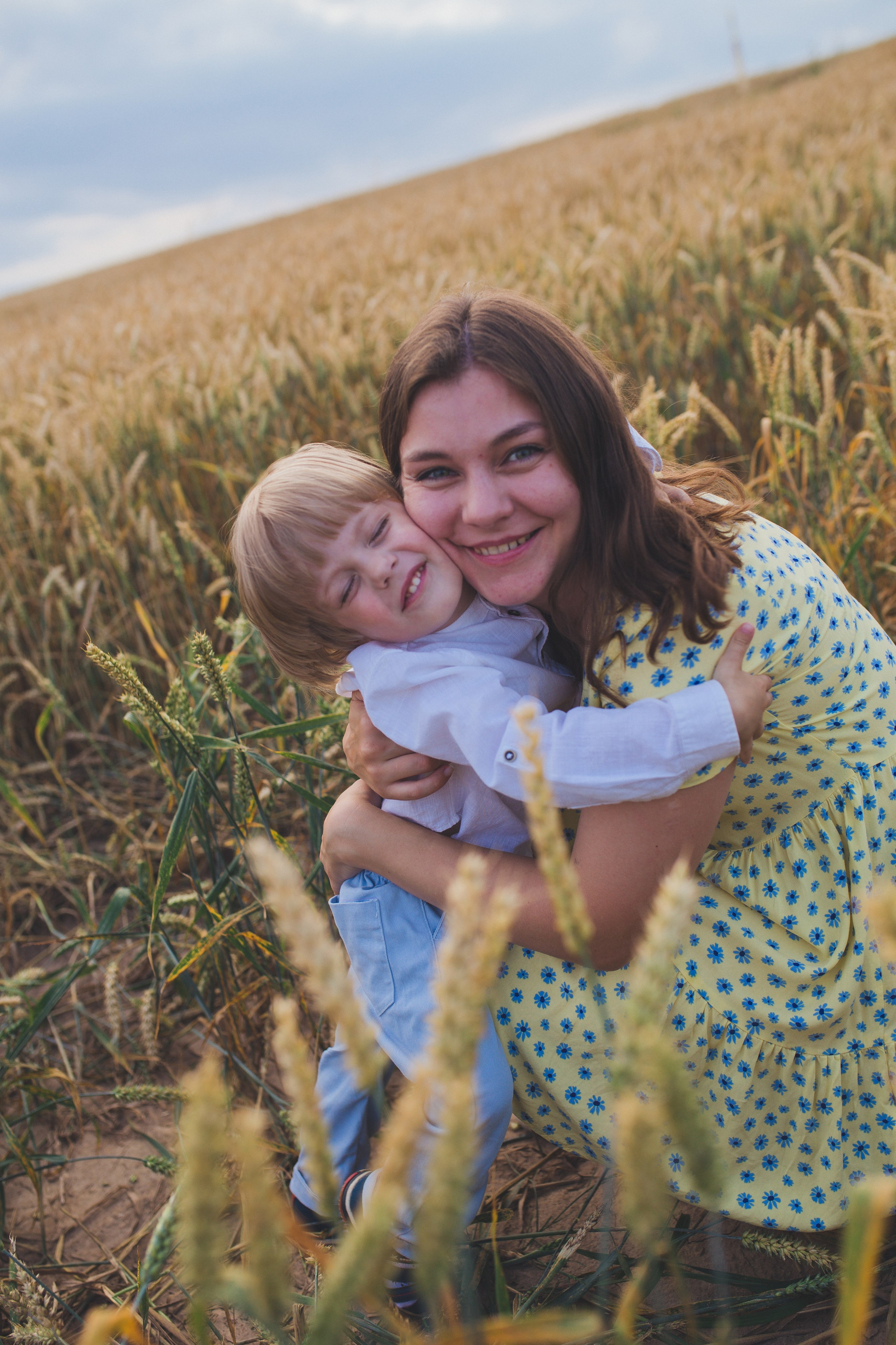 Мама с сыном