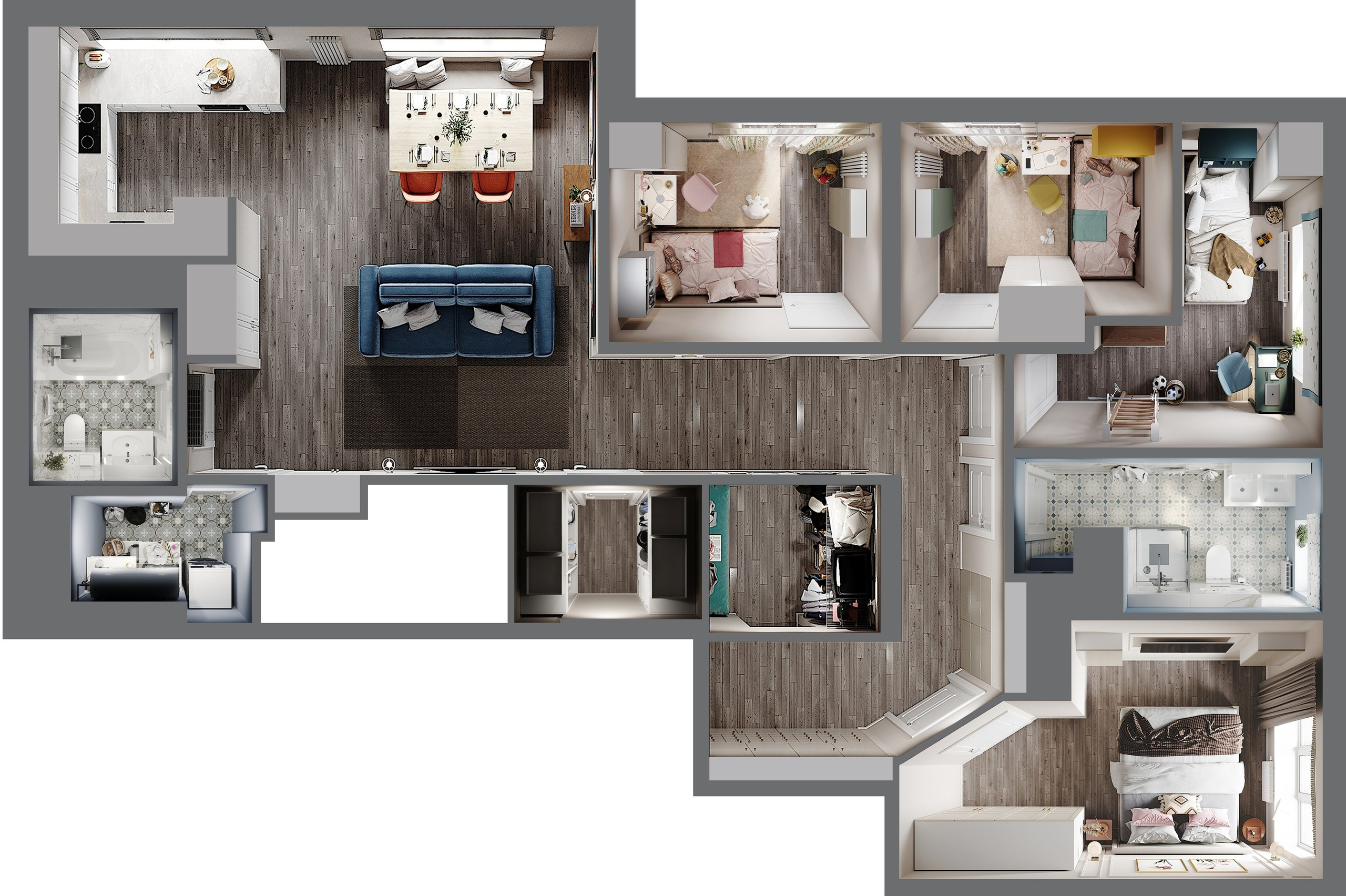 ЖК на Никулинской, 100 м. Главная