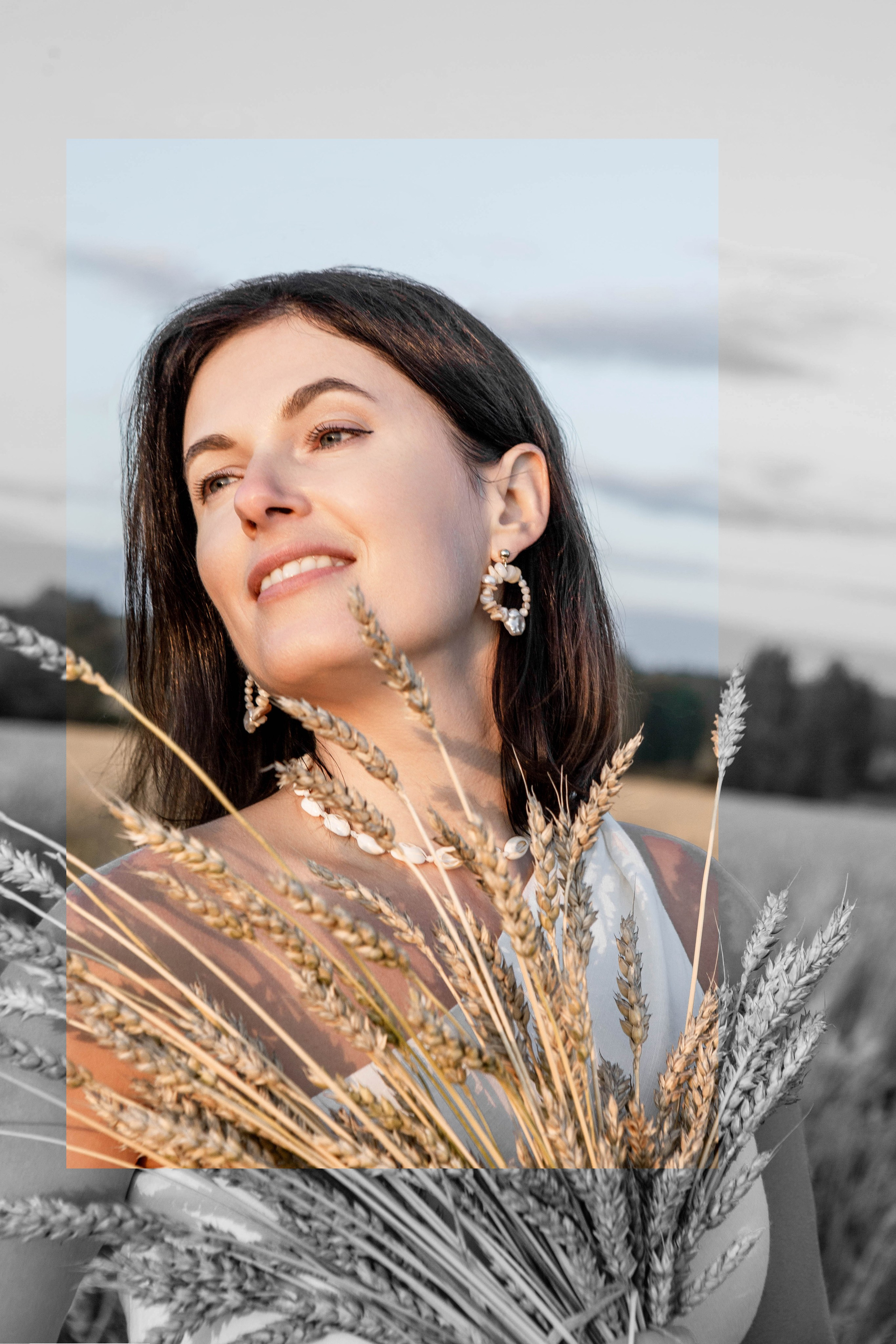 Пшеница на закате. Фотограф Екатерина Голицына