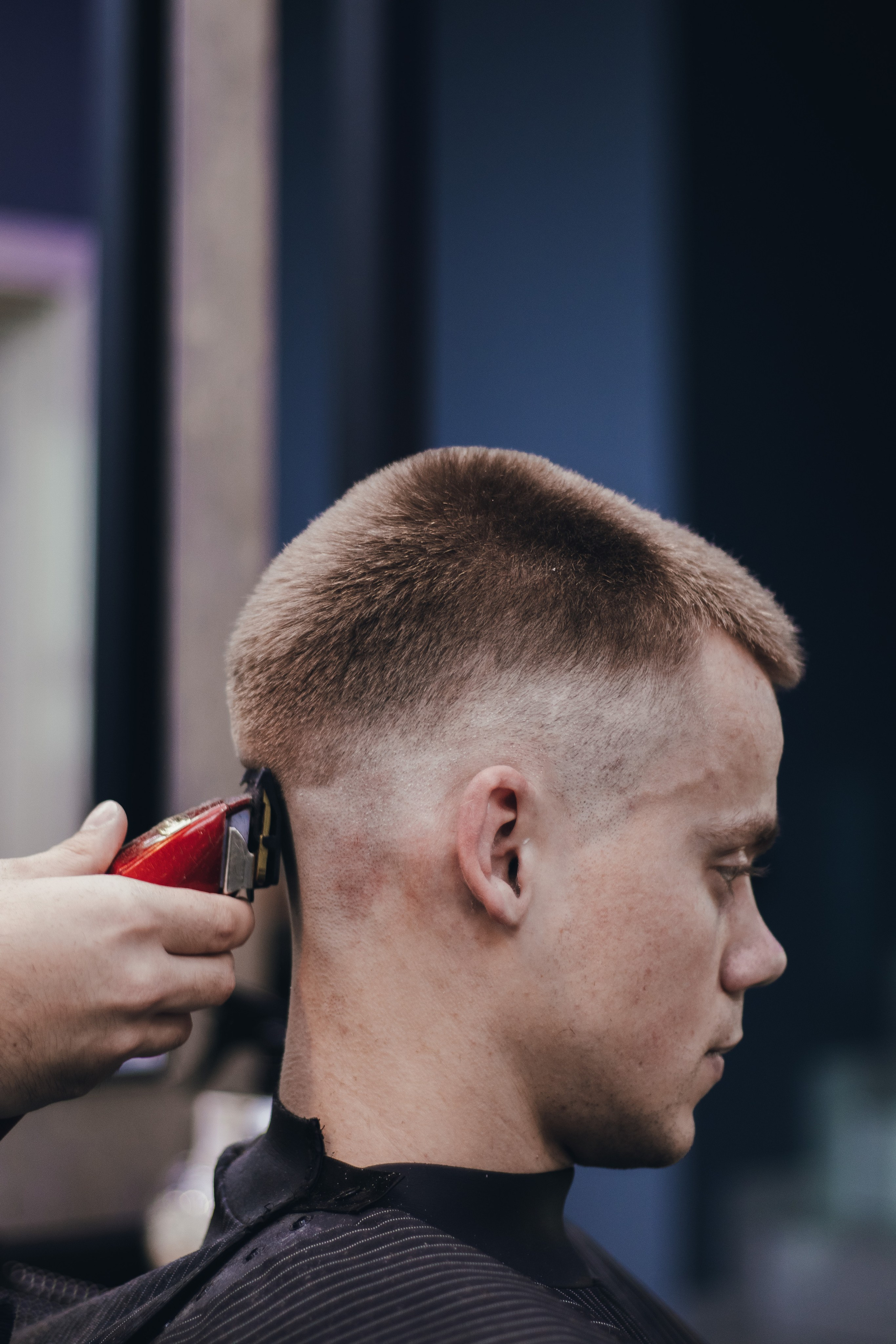 Barbershop Dad. Content shooting. KRIS KRUPINNIKOVA