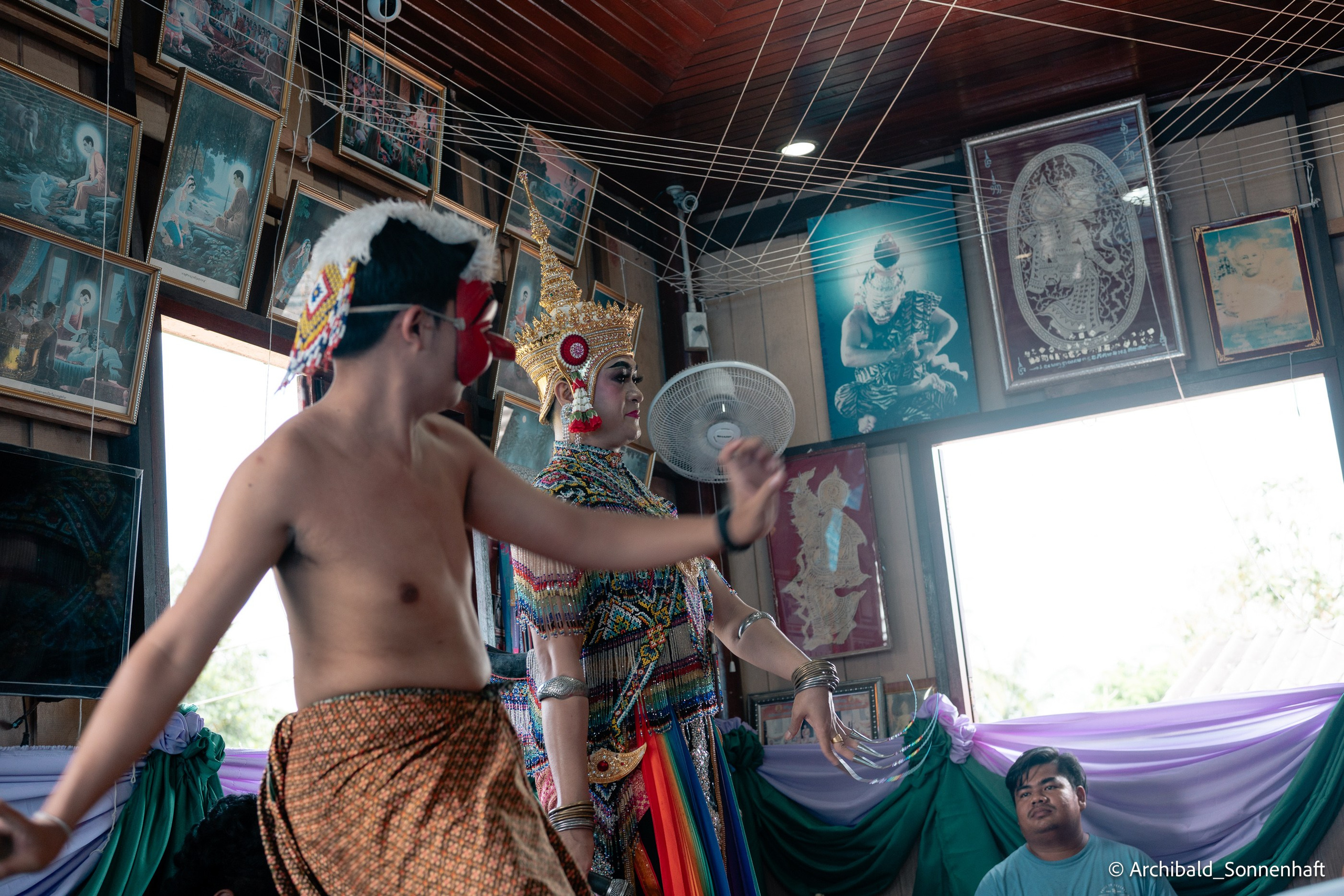 Thai monk. Photographer in Guangzhou, China. Archibald Sonnenhaft