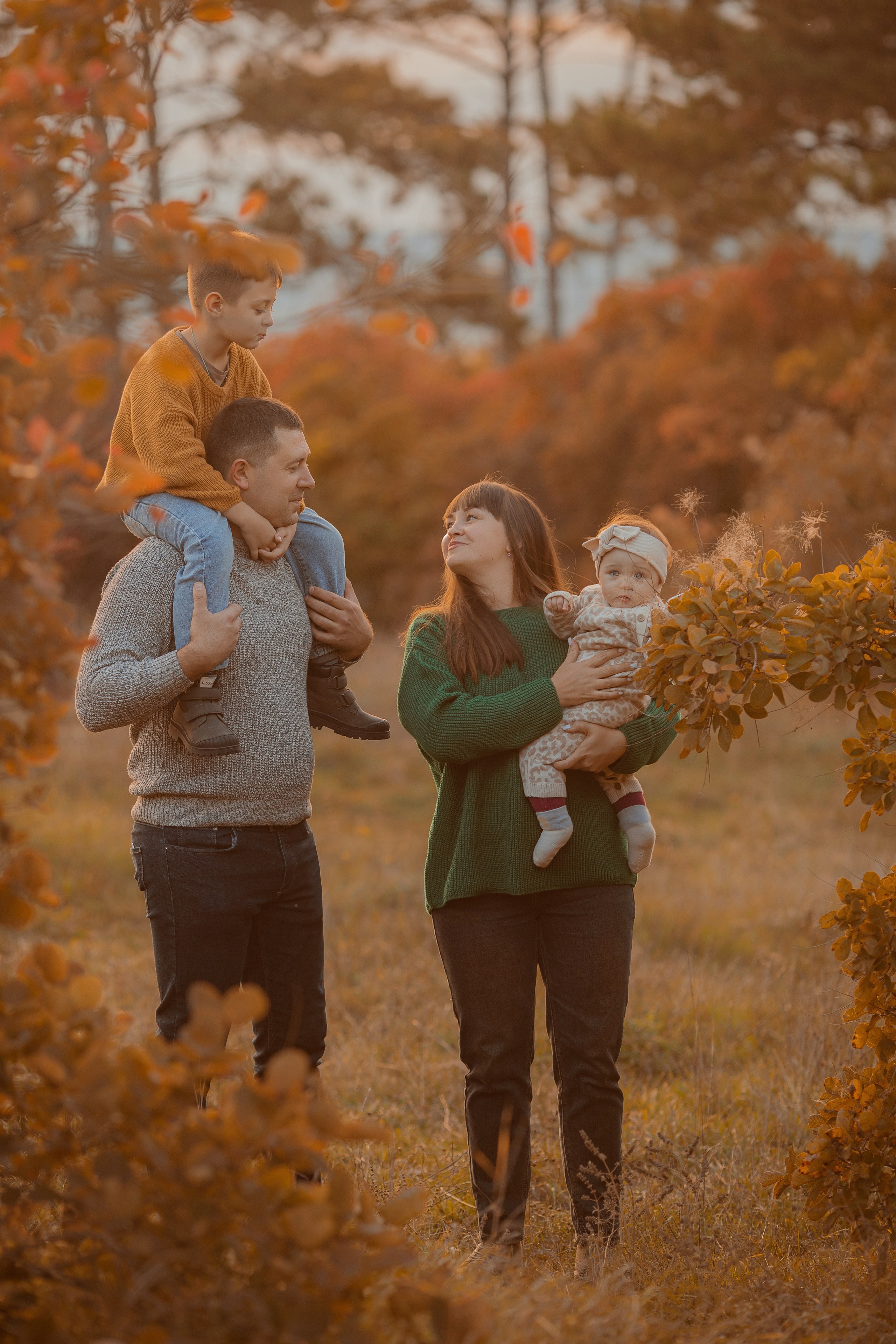 Семья Гутник. Осень. Семейный и детский фотограф в Крыму Екатерина Швец