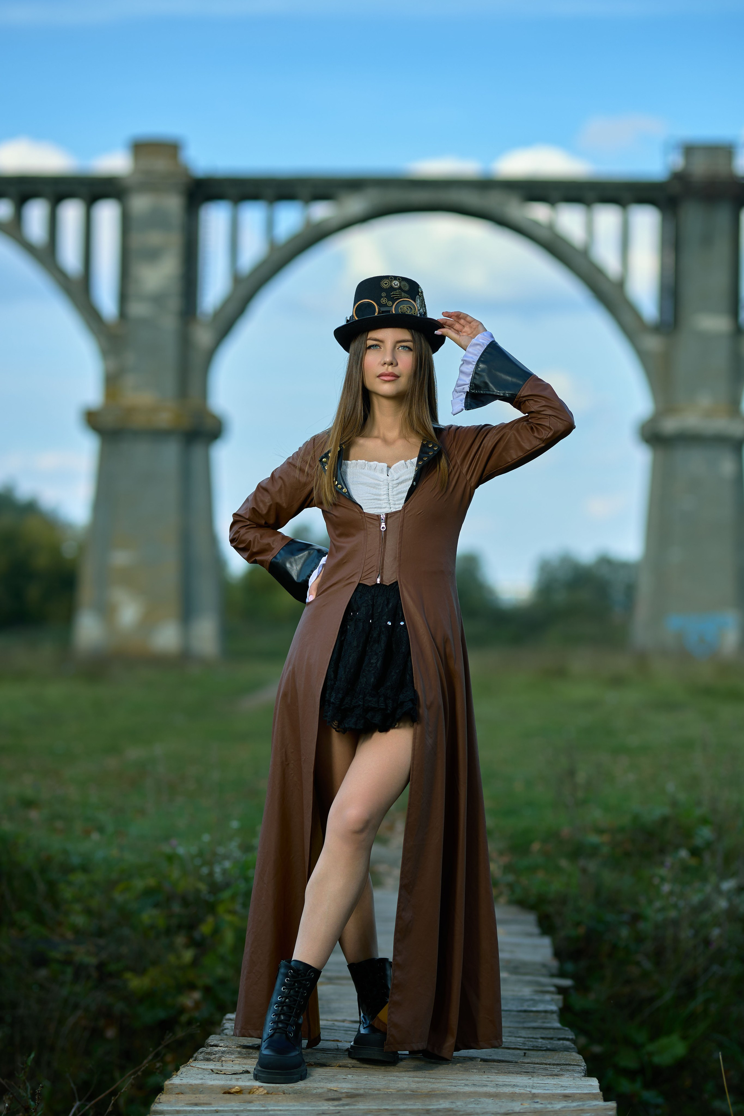 тематическая фотосессия чебоксары стимпанк мокринский мост 