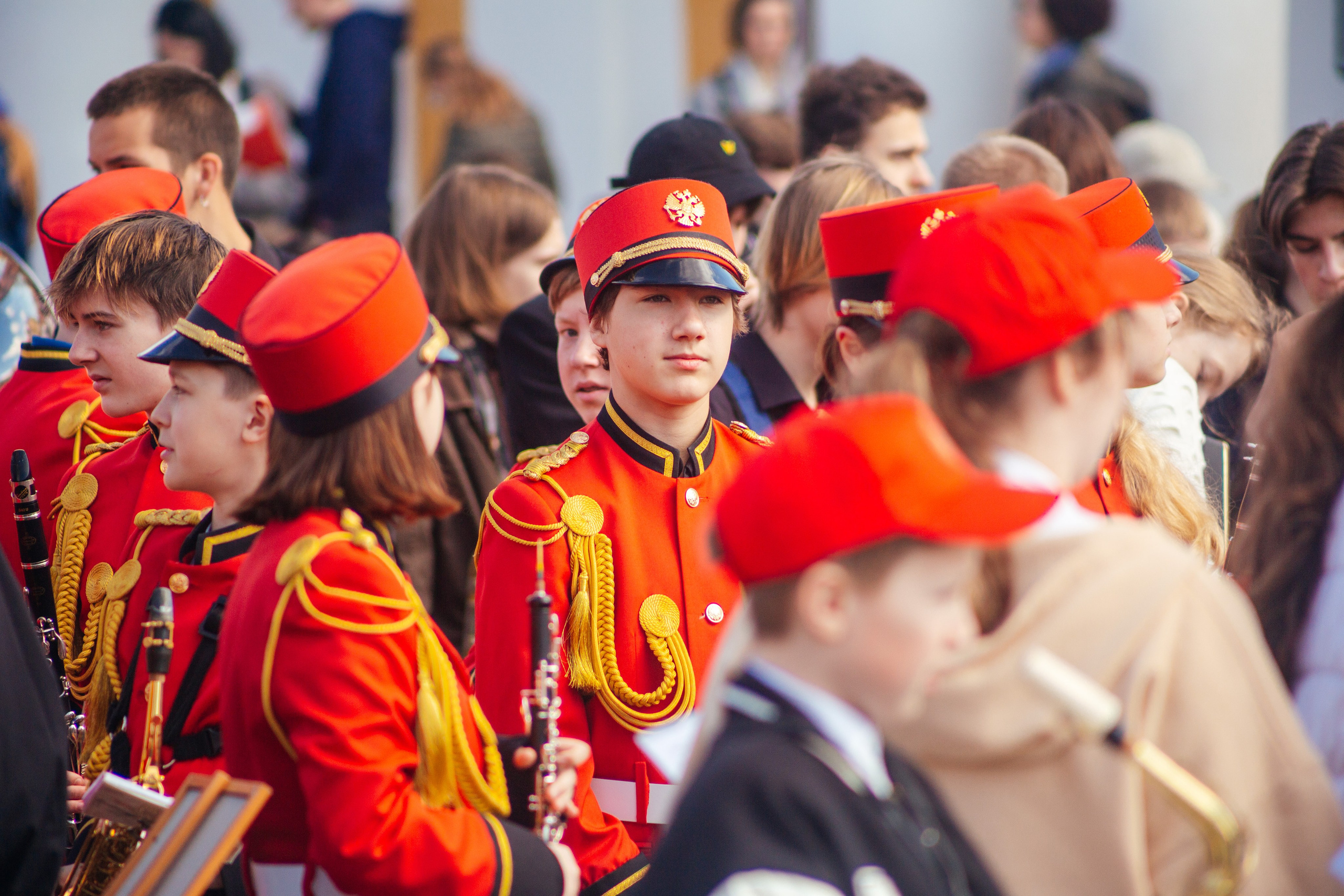 Парад детских духовых оркестров. Семейный фотограф Любовь Саркеева
