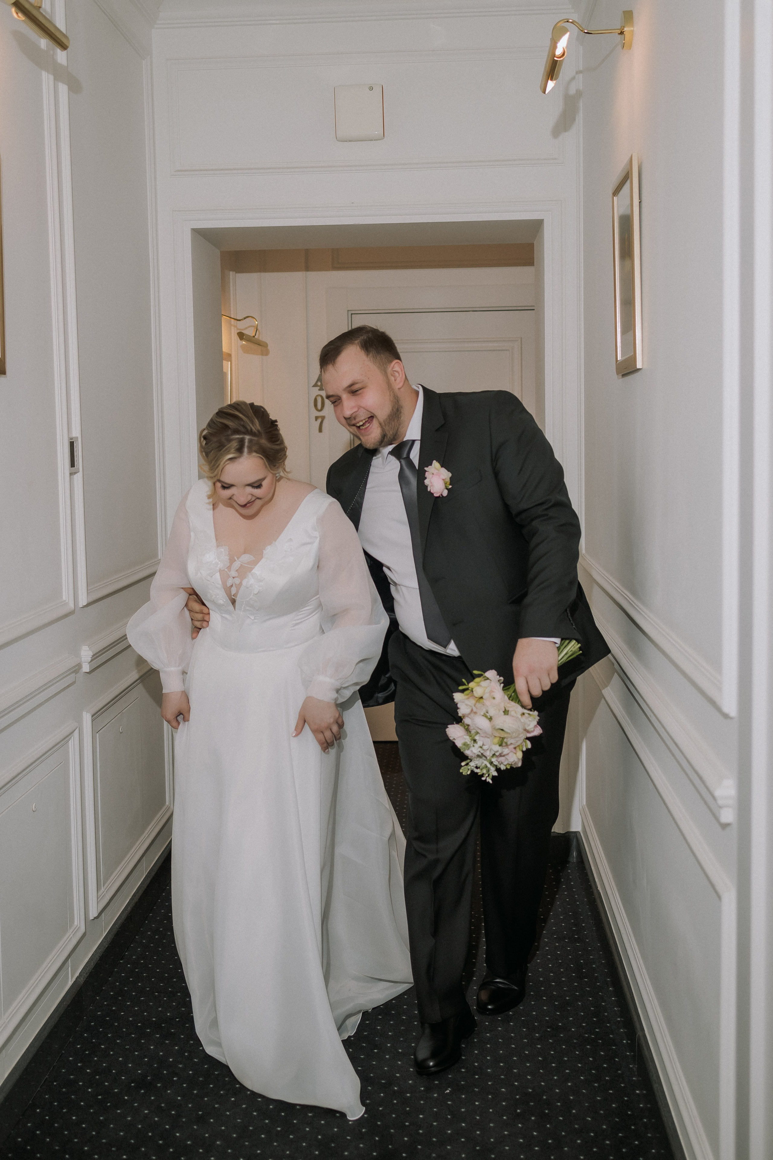 Анастасия и Сергей. Свадебная прогулка. Свадебная фотография. Арина Рубах