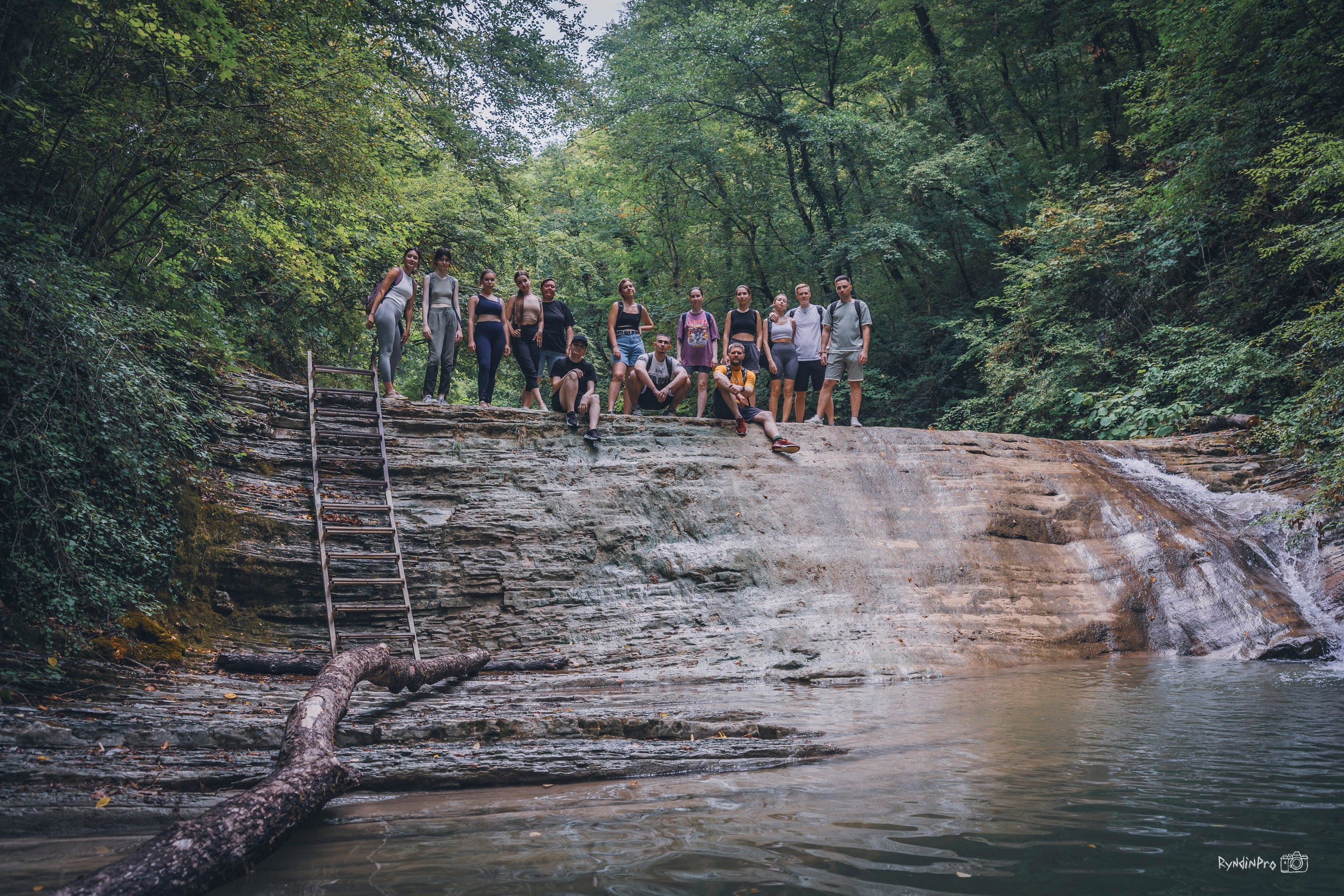 Поход на водопады Куаго с командой Мадьяр 23.07.24. Репортажный фотограф в Краснодаре Рындин Дмитрий