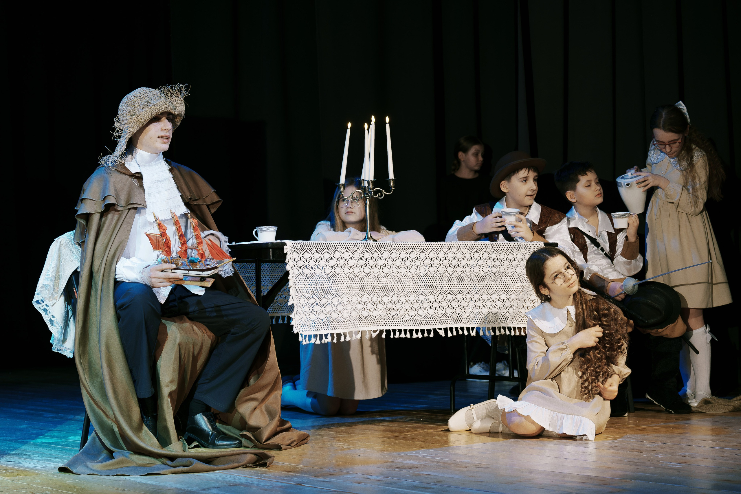 Спектакль «Алые паруса» в постановке театральной студии «Волшебный мир театра». Фотограф Евгений Егоров