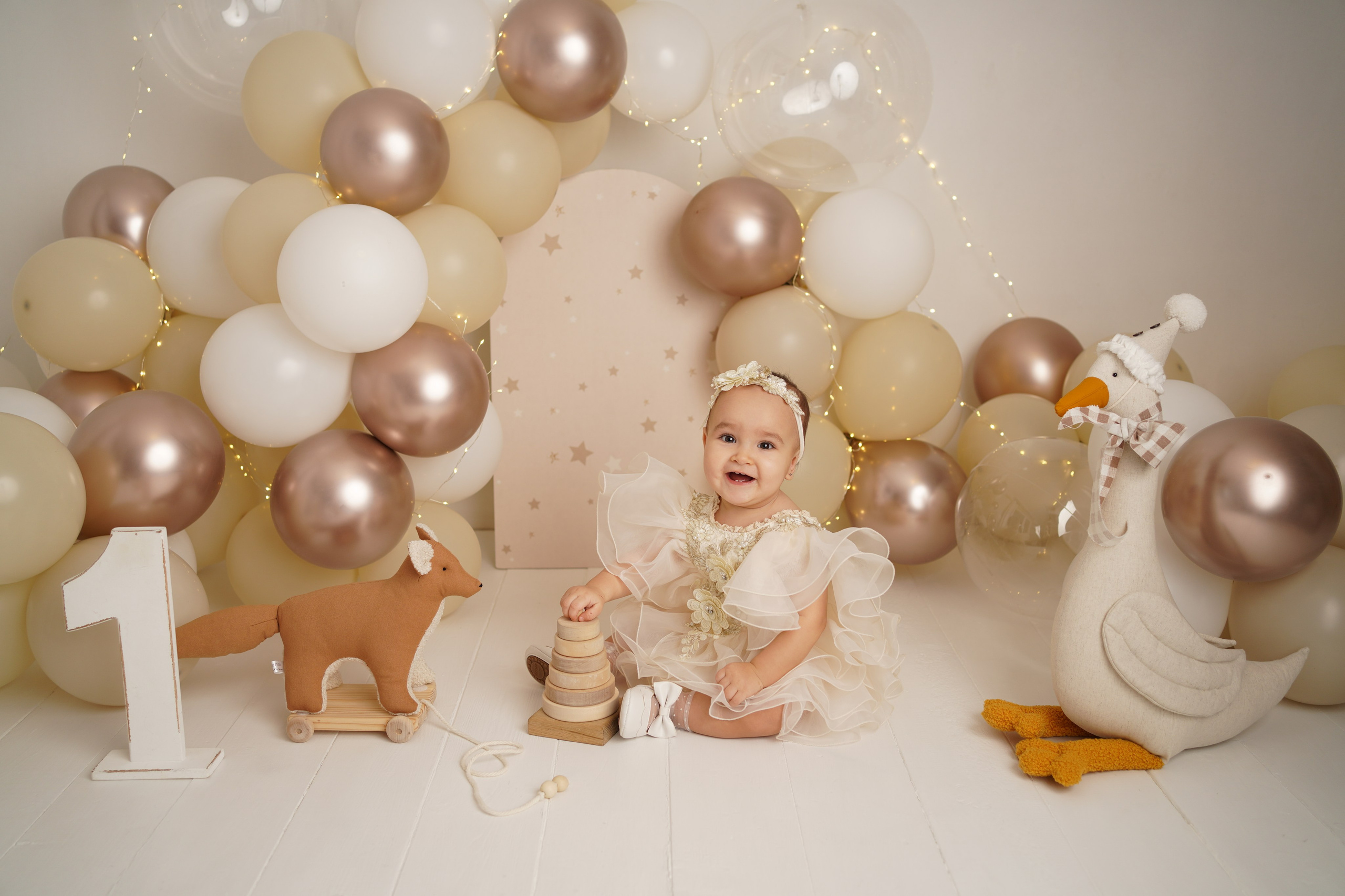 Фотосессия 1 годик Софии. Детский фотограф и фотограф новорожденных в Калининград Оксана Иваний