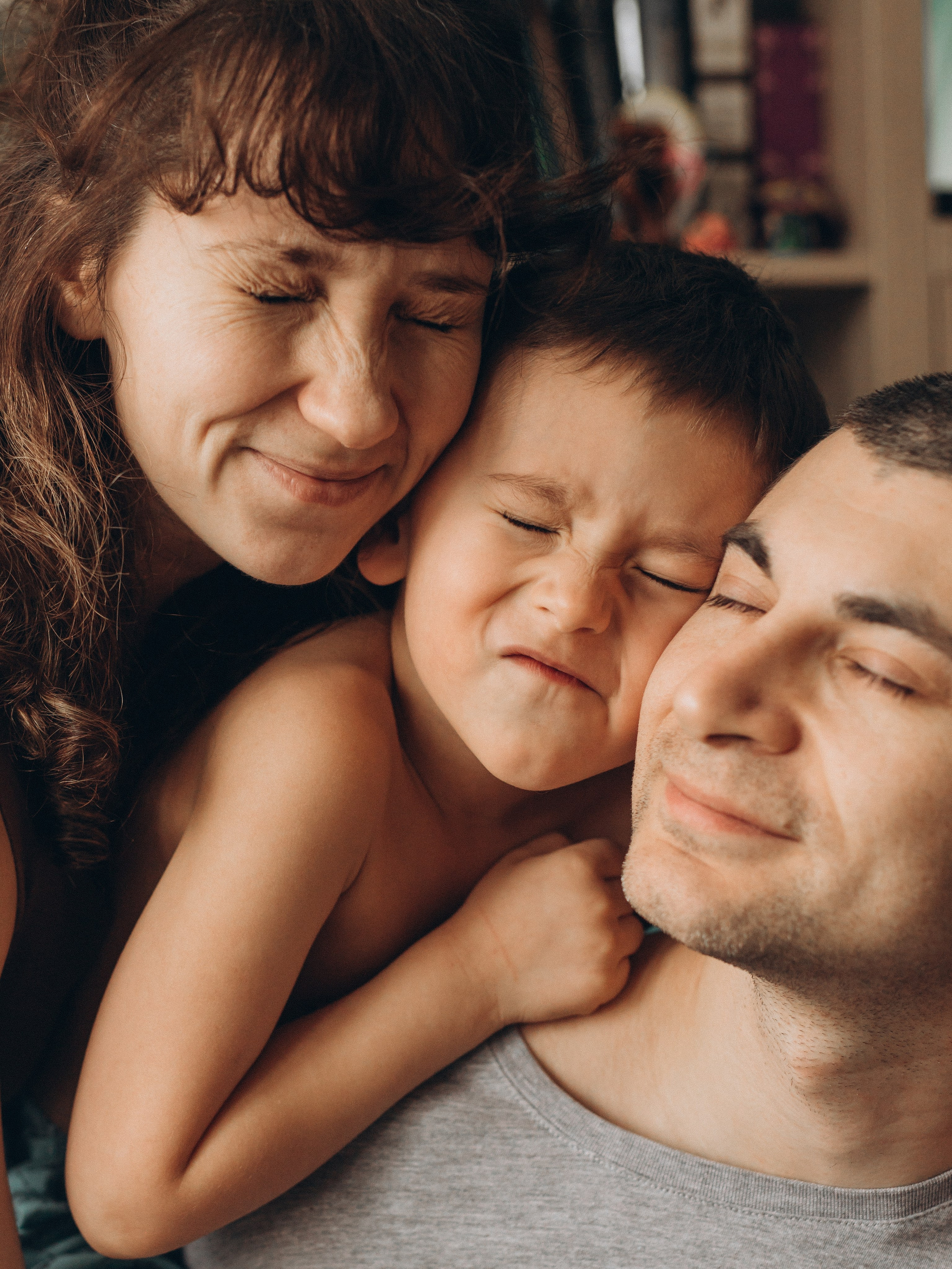 Таня, Паша, Миша. Фотограф Людмила Оюн