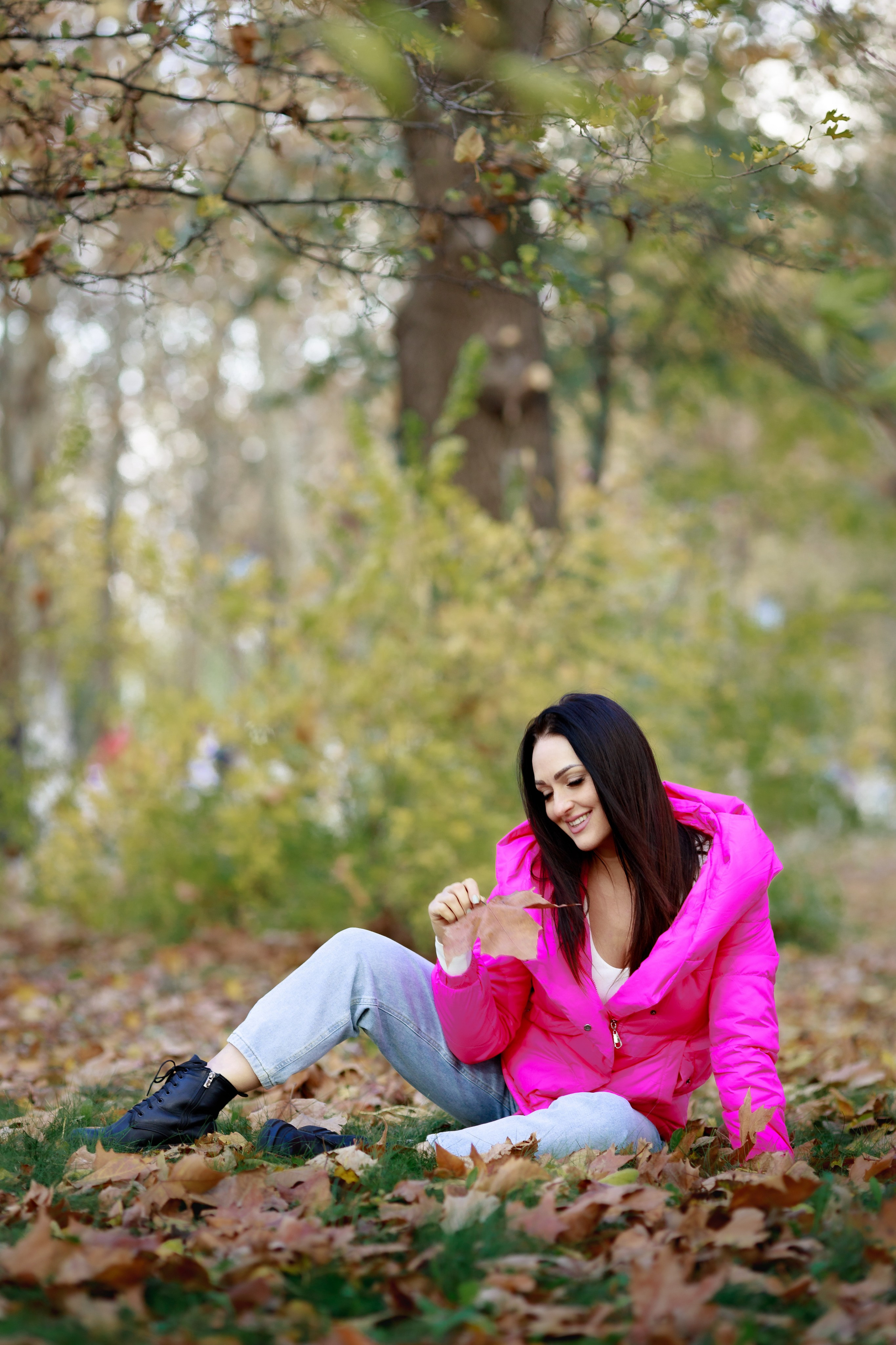 Осень. Профессиональный фотограф и видеооператор