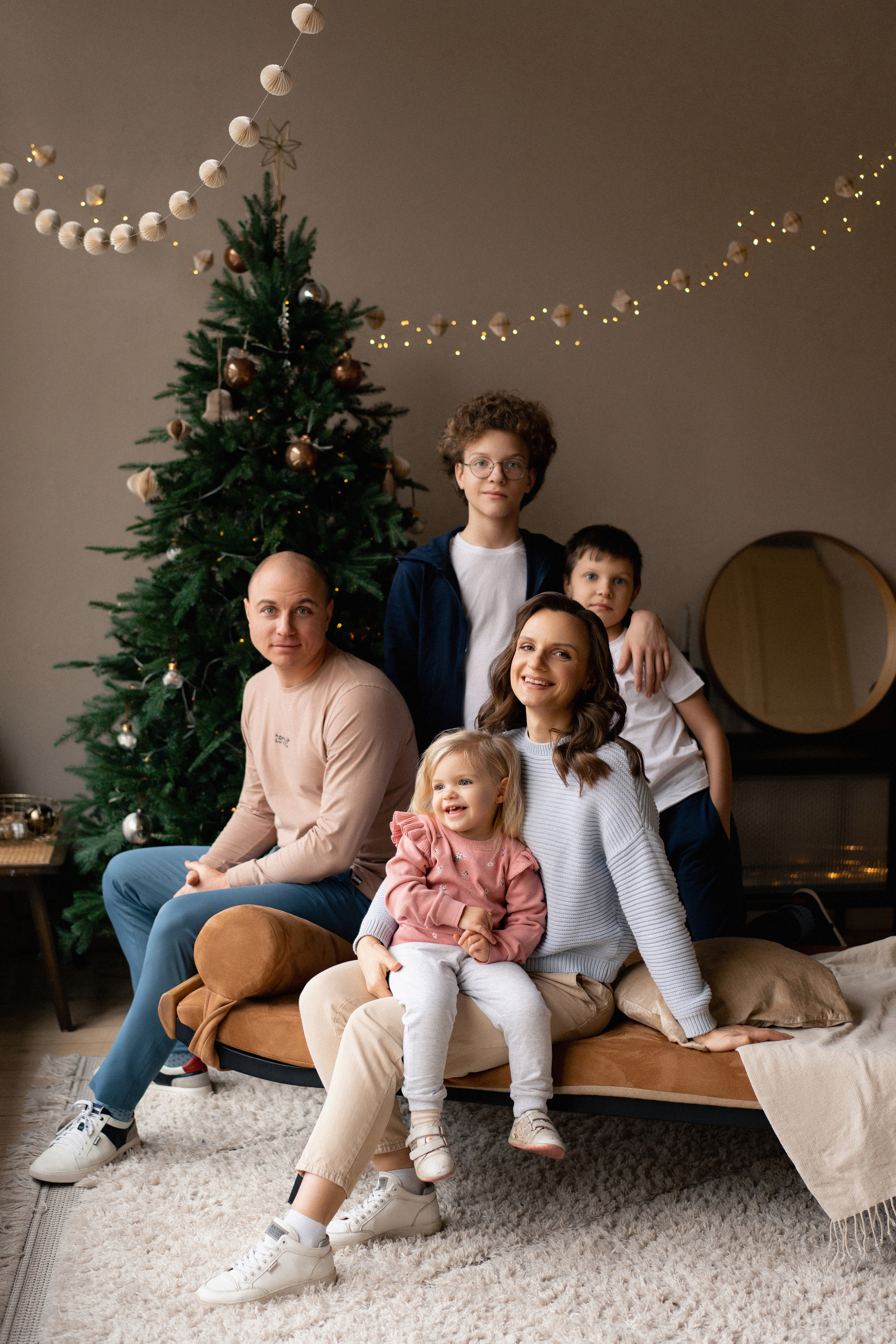 Семейная новогодняя фотосессия. Портретный, семейный и свадебный фотограф в Курске Роман Сазонов