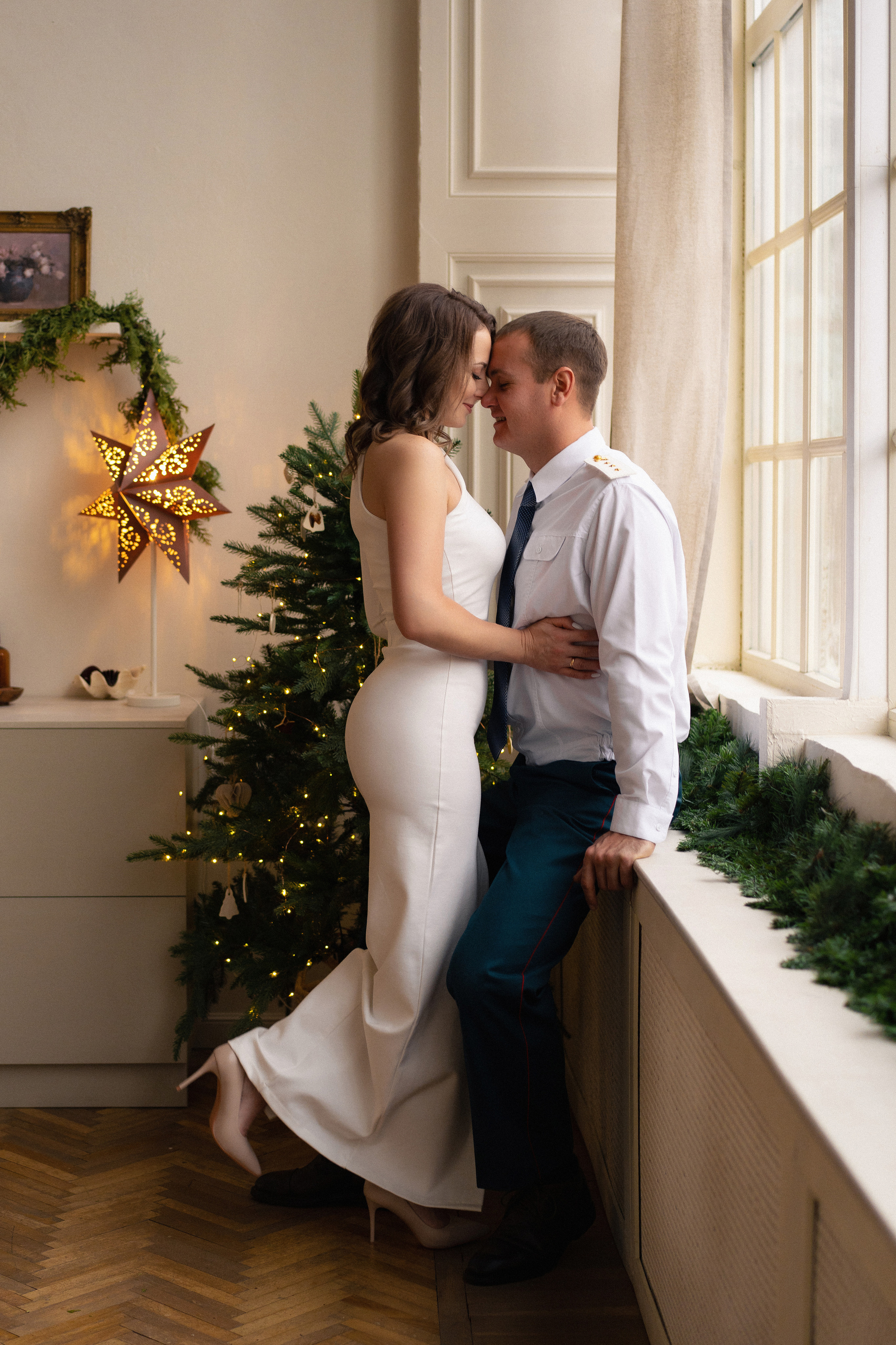 Свадебный фотосет в студии для Маргариты и Романа. Портретный, семейный и свадебный фотограф в Курске Роман Сазонов