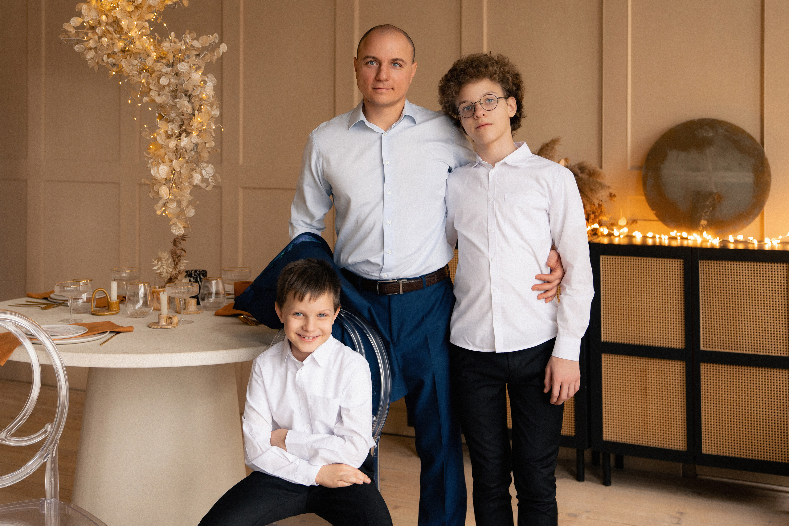 Семейная новогодняя фотосессия. Портретный, семейный и свадебный фотограф в Курске Роман Сазонов