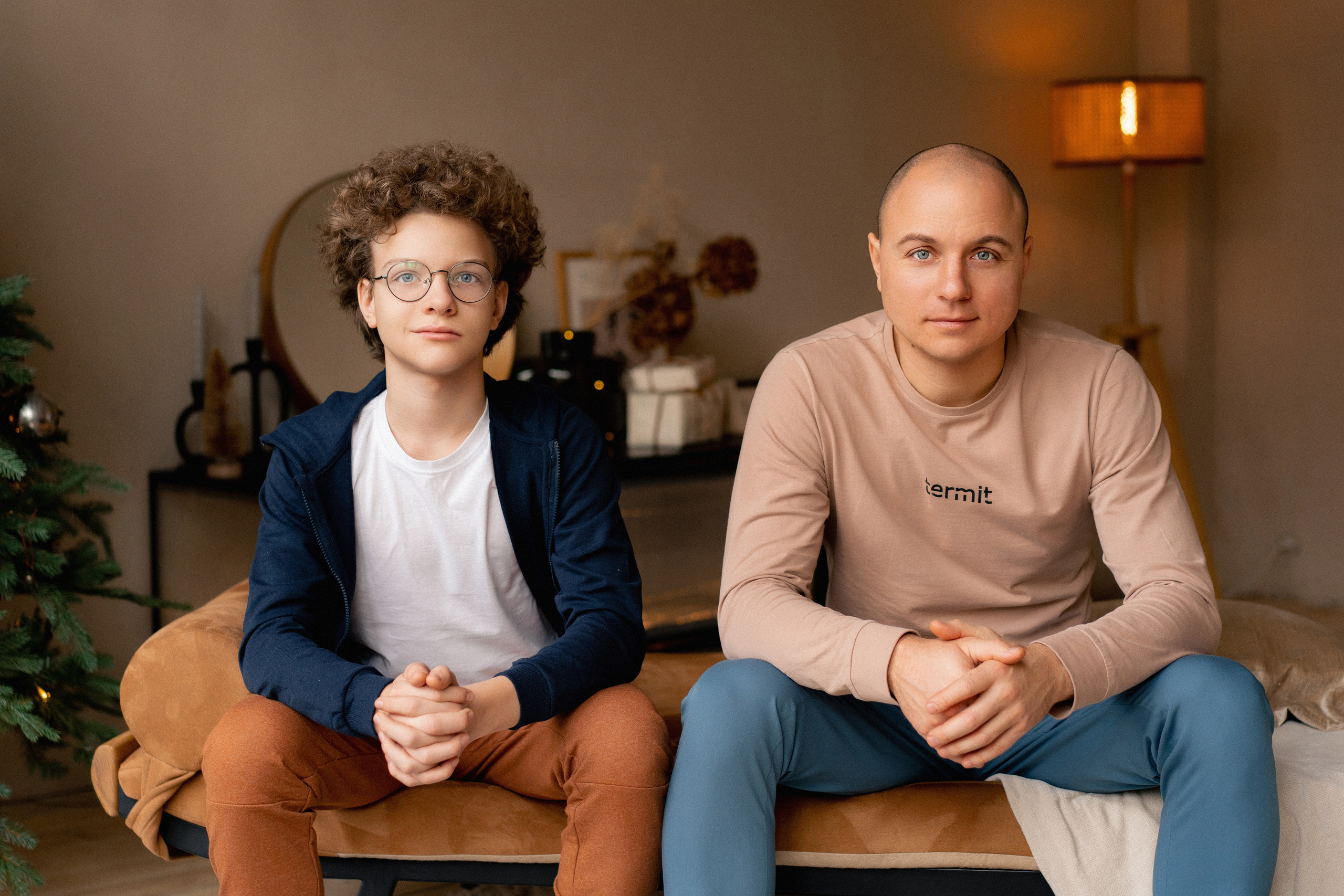 Семейная новогодняя фотосессия. Портретный, семейный и свадебный фотограф в Курске Роман Сазонов