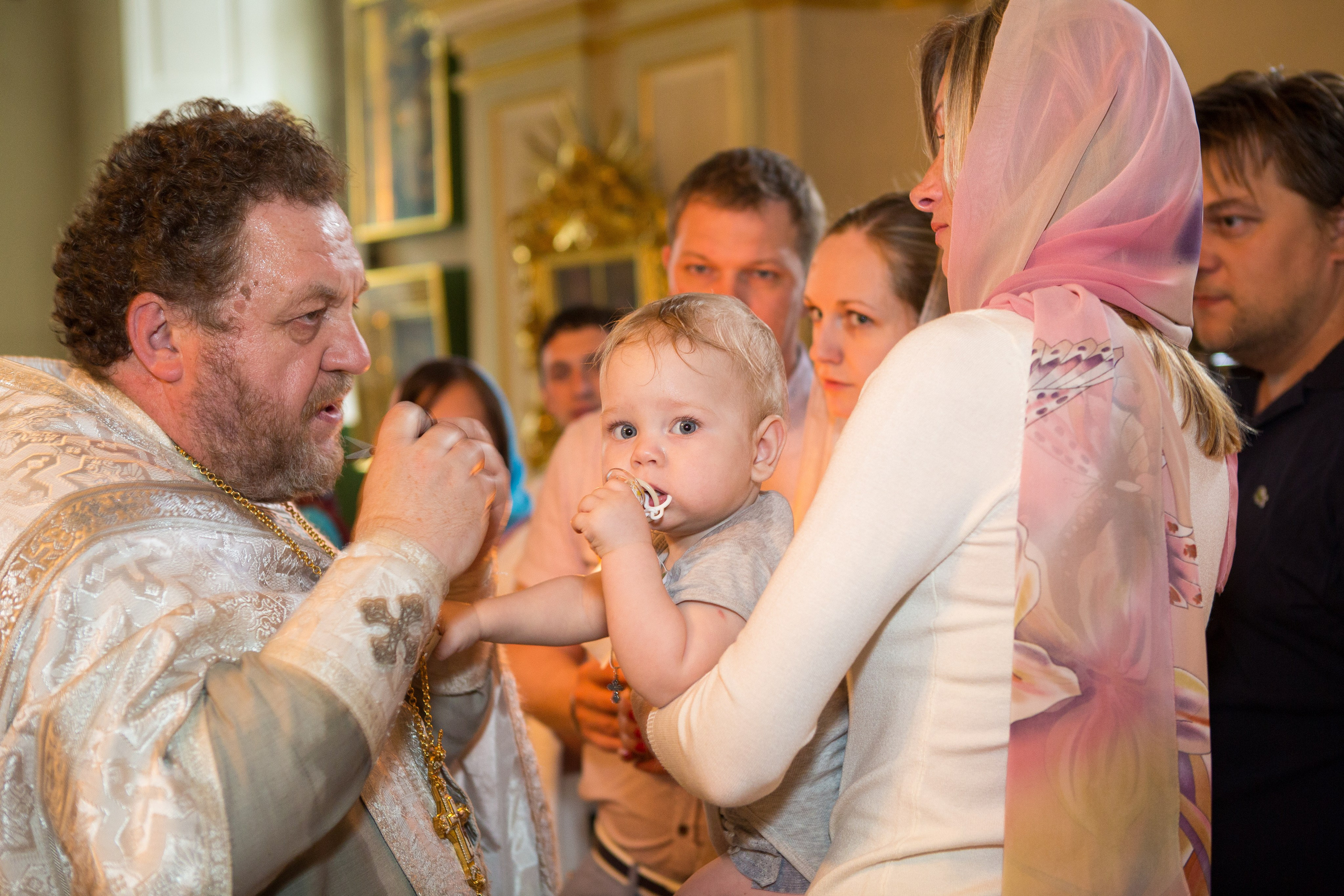 Крещение Олега. Фотограф Александр Заломаев