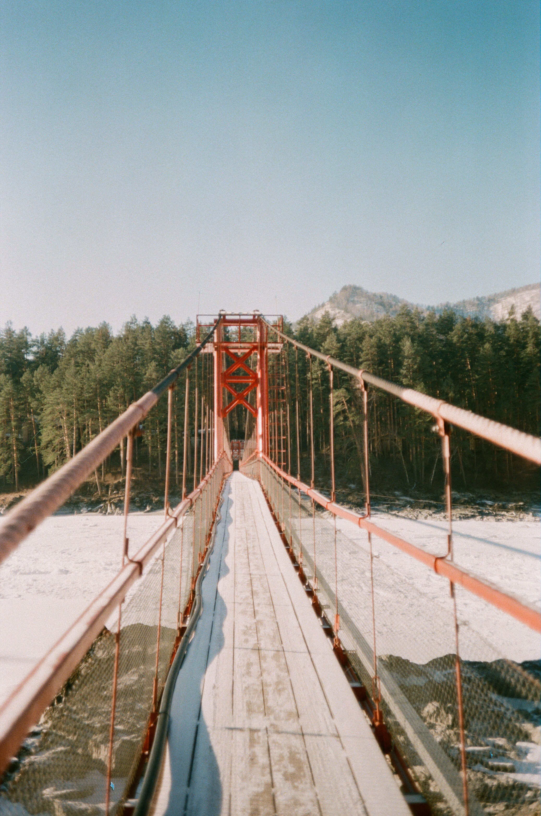 Мост к Камышлинскому водопаду, Белые Скалы