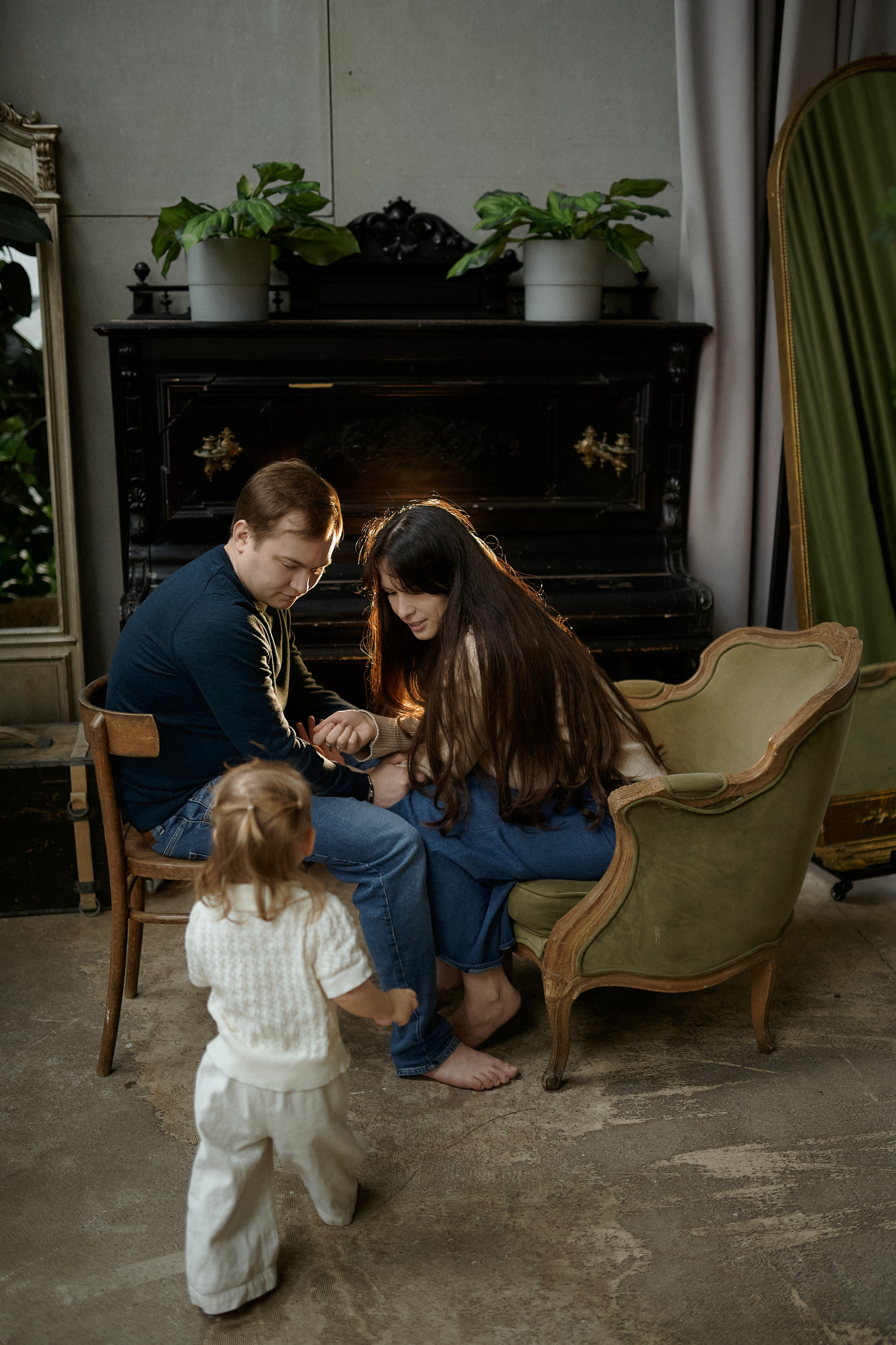 Илья, Ирина и Ева. Семейный и свадебный lifestyle-фотограф в Москве Мария Петрова