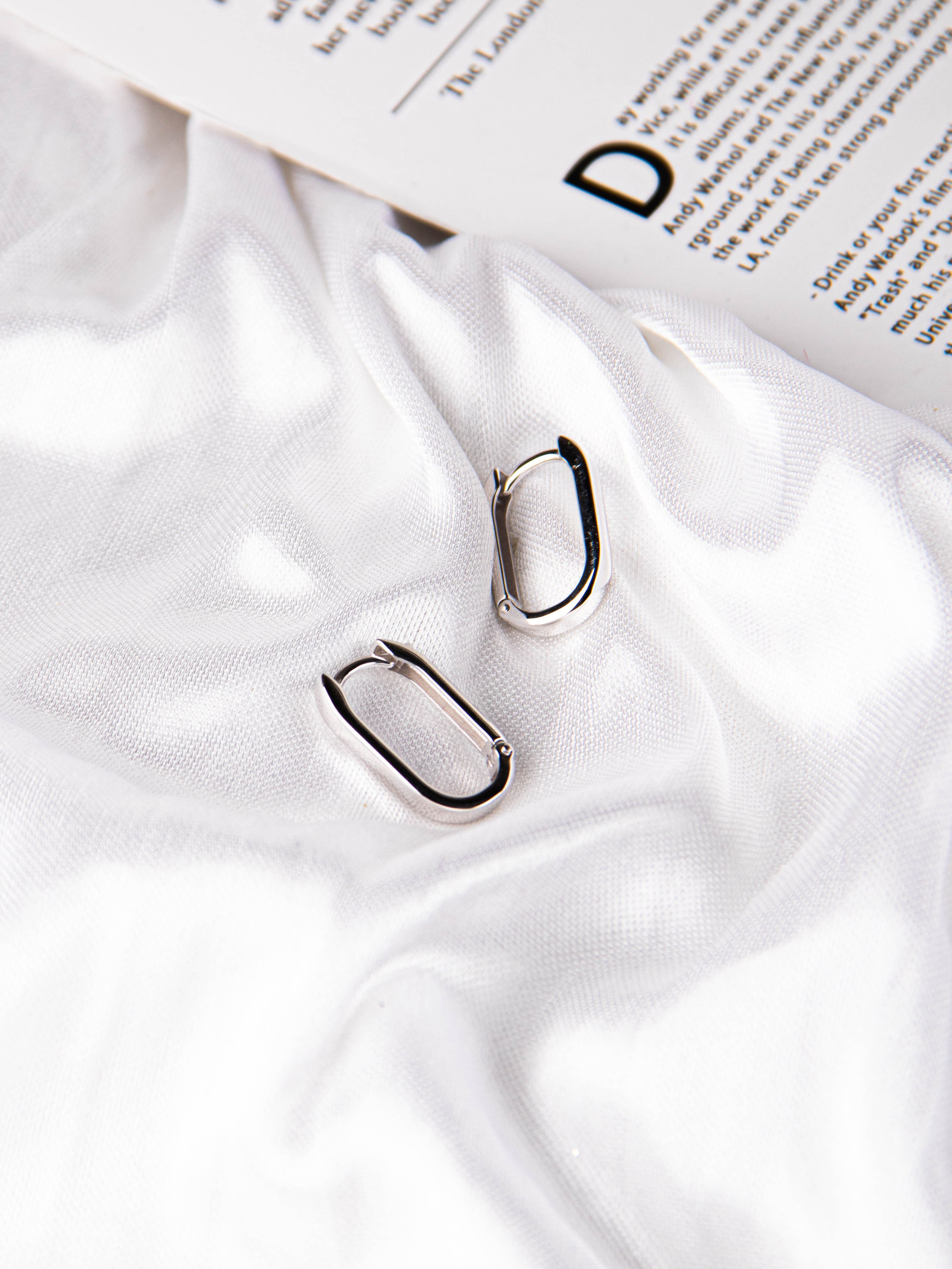 Серьги серебро. «Матрица»