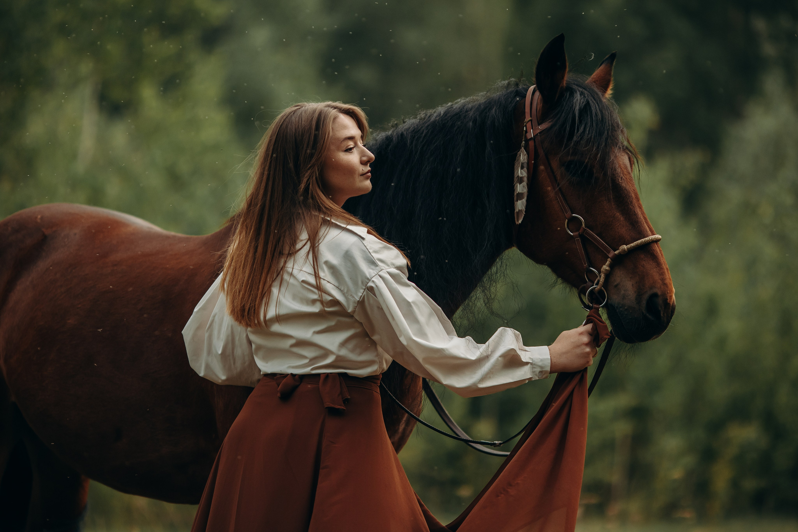 Ксения и Талисман. Анна Молчанова конный фотограф в Тюмени | фотосессии с лошадьми Тюмень