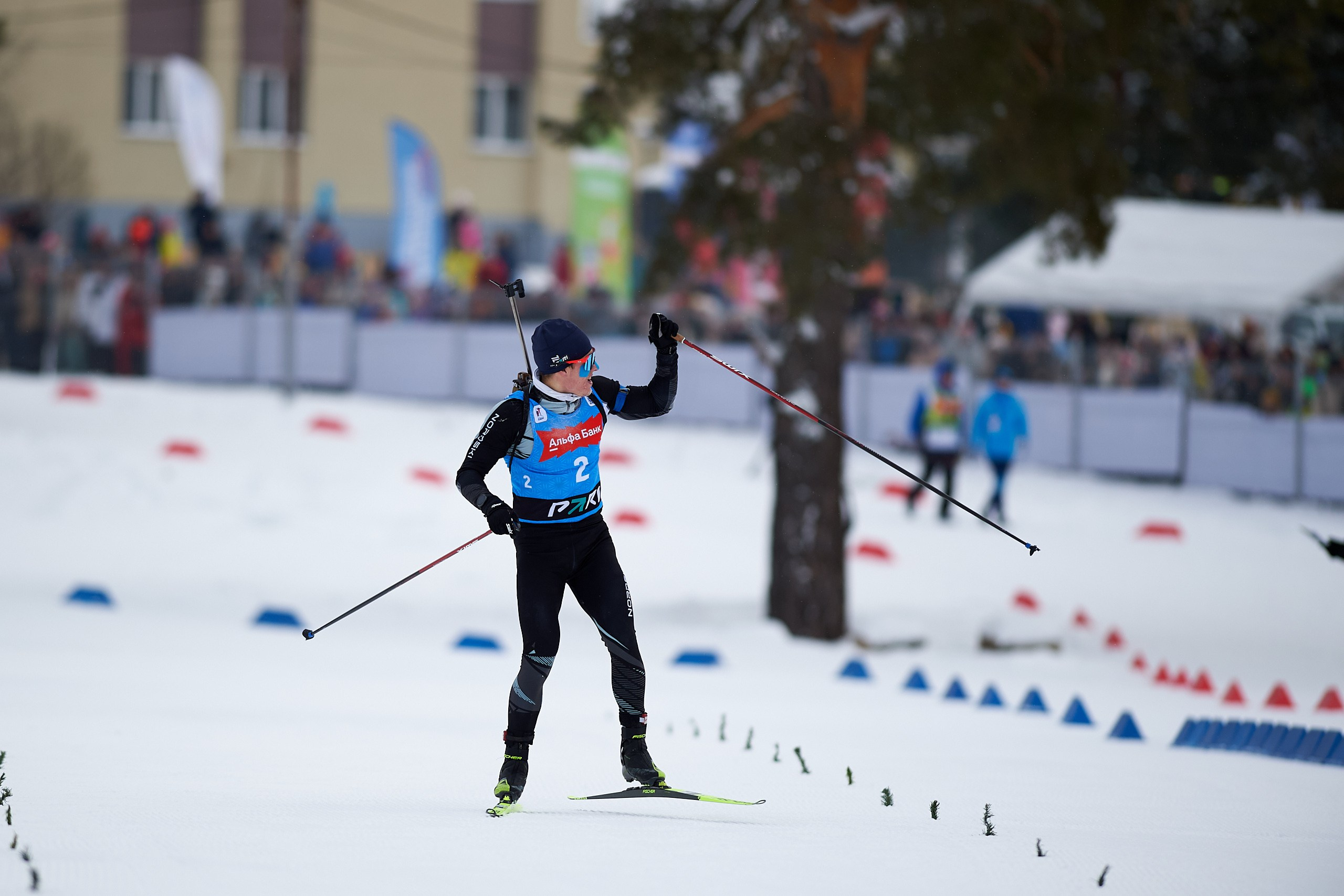 Биатлон. Чемпионат России — 2024/2025, 3-й этап, Ижевск. Ижевская винтовка. Спортивный репортажный фотограф в Ижевске Сергей Мерзляков