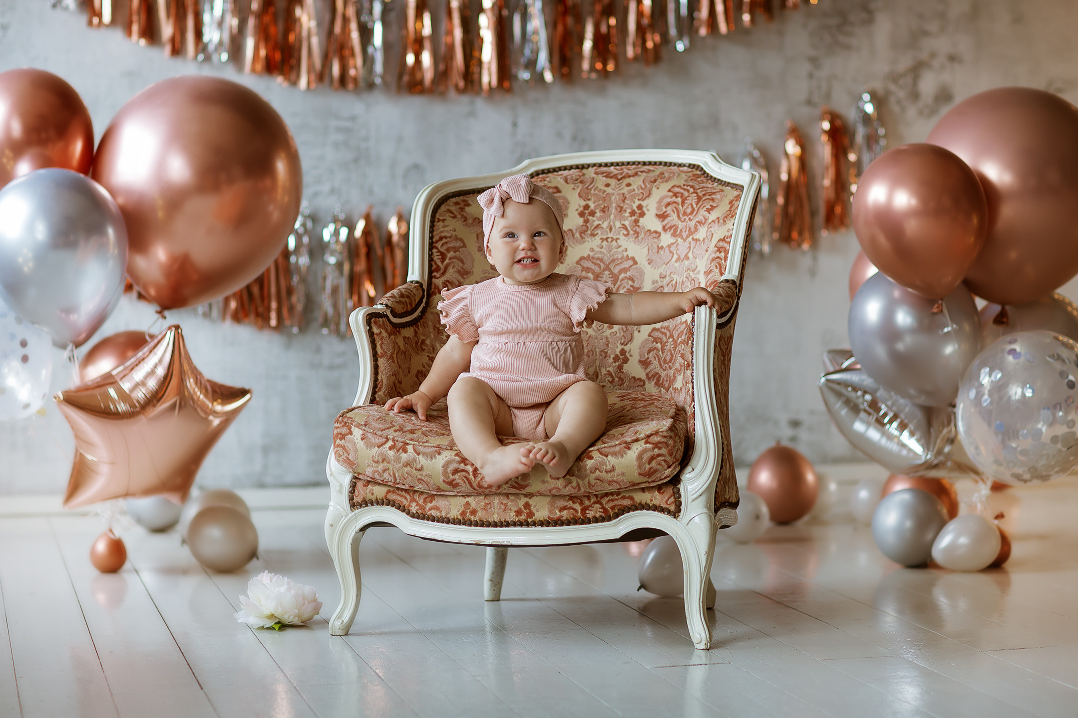 Идея для фотосессии на 1 год для девочки