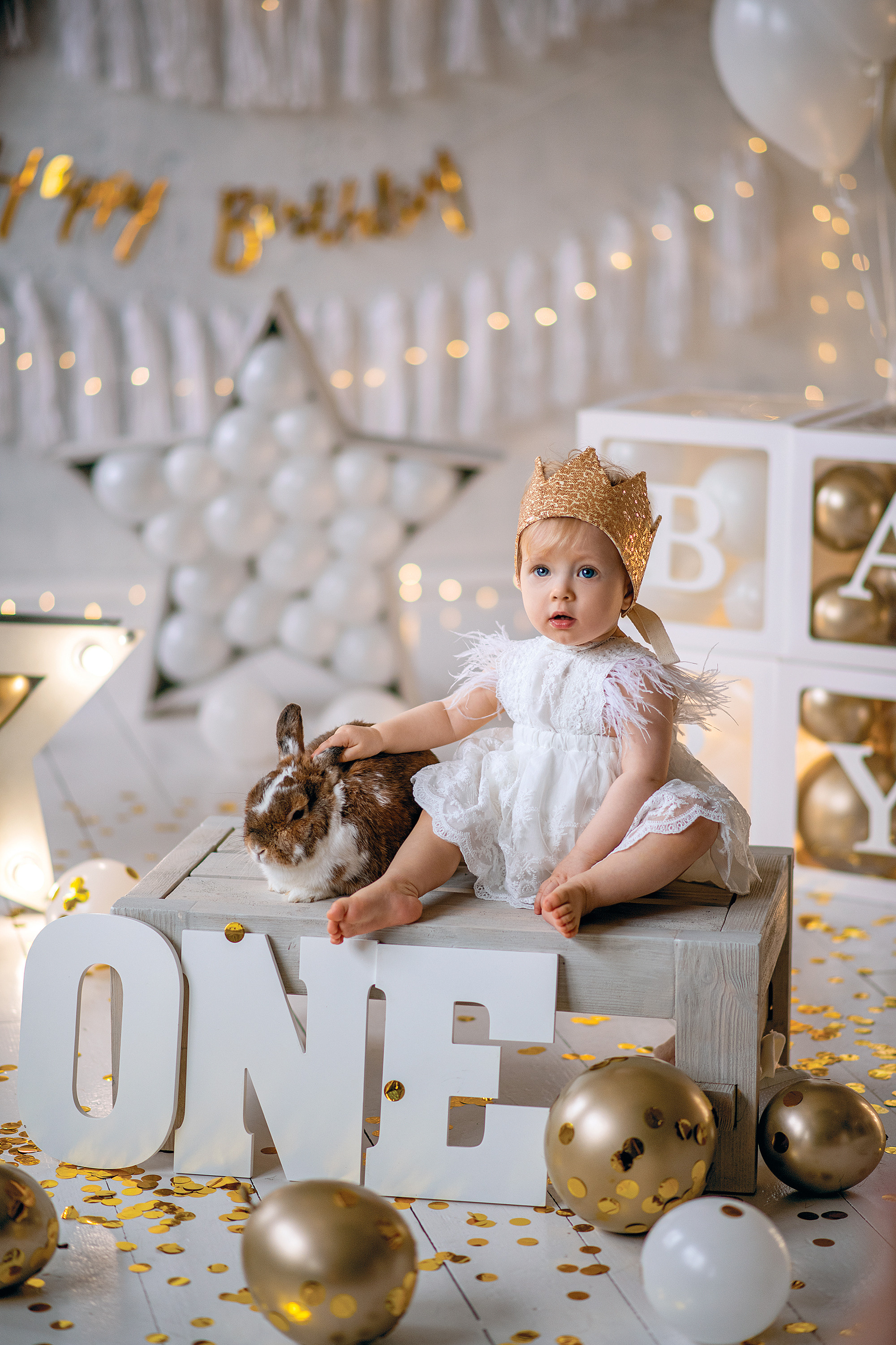 Идея для фотосессии на 1 год для девочки