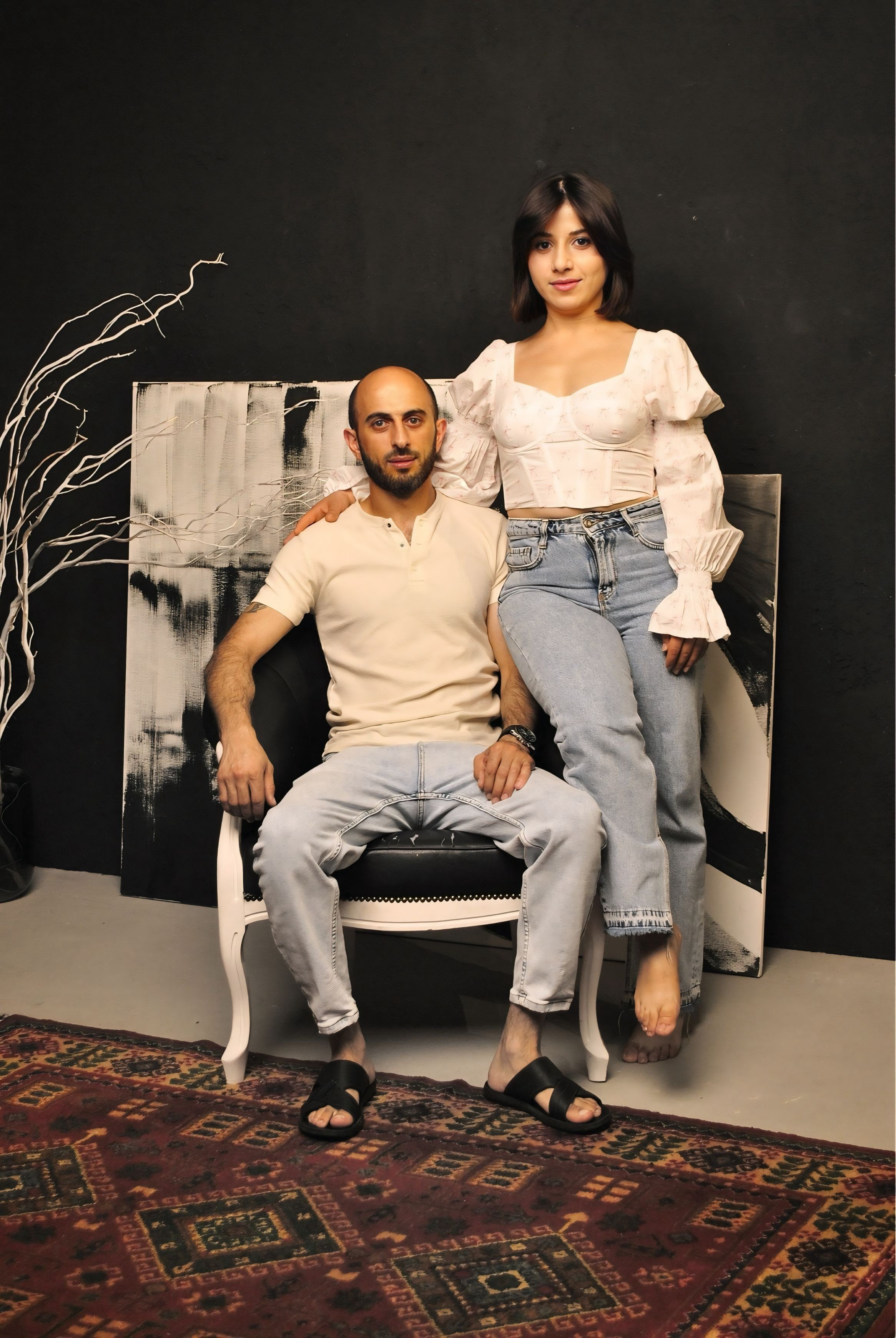 Джаваир и семья. Фотограф Мария Мусаелян